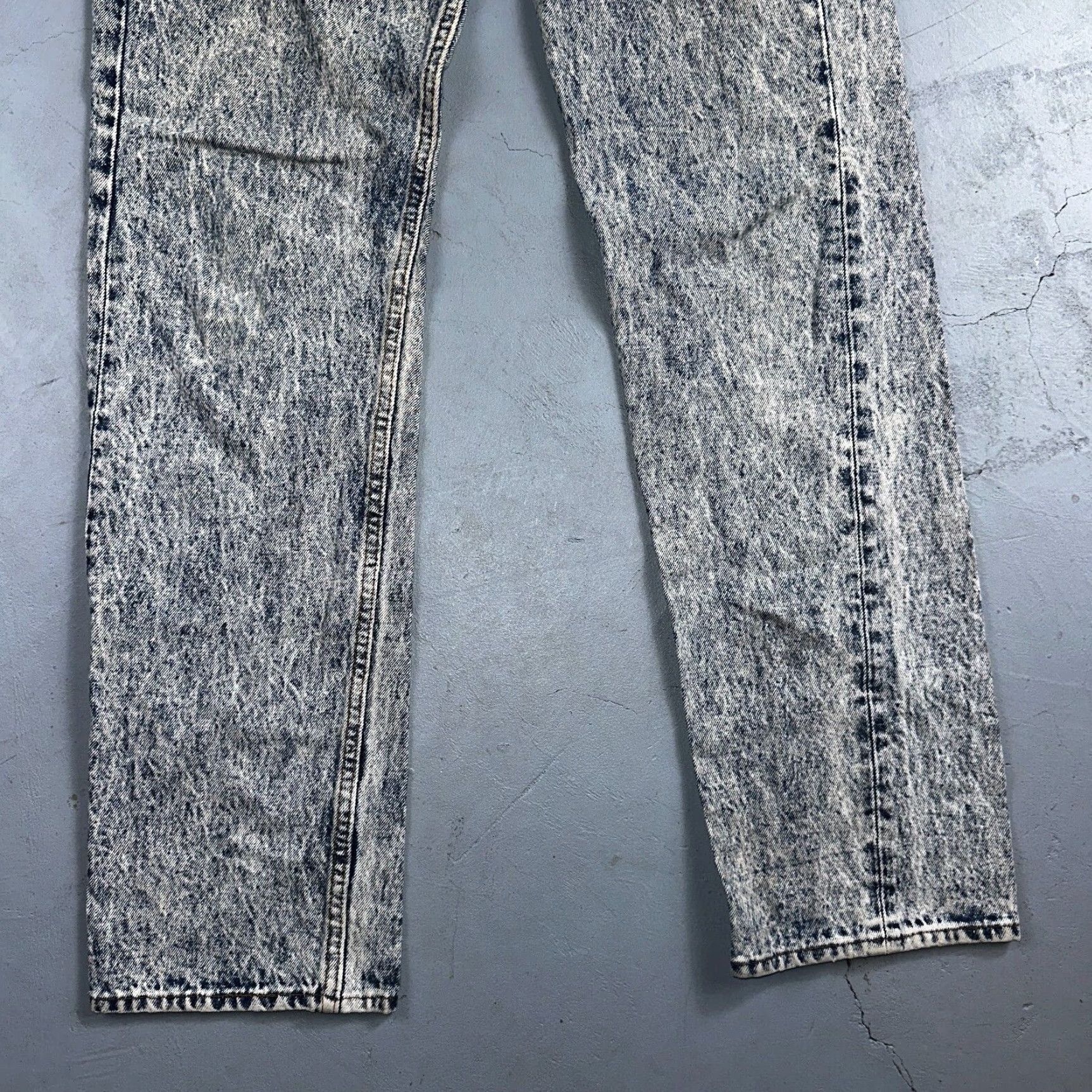 Levi's Levi's 501 Vintage 80s USA Straight Leg Jeans Blue Acid Wash 32x34 31x33 Act 31x33 Size US 32 / EU 48 - 3 Thumbnail