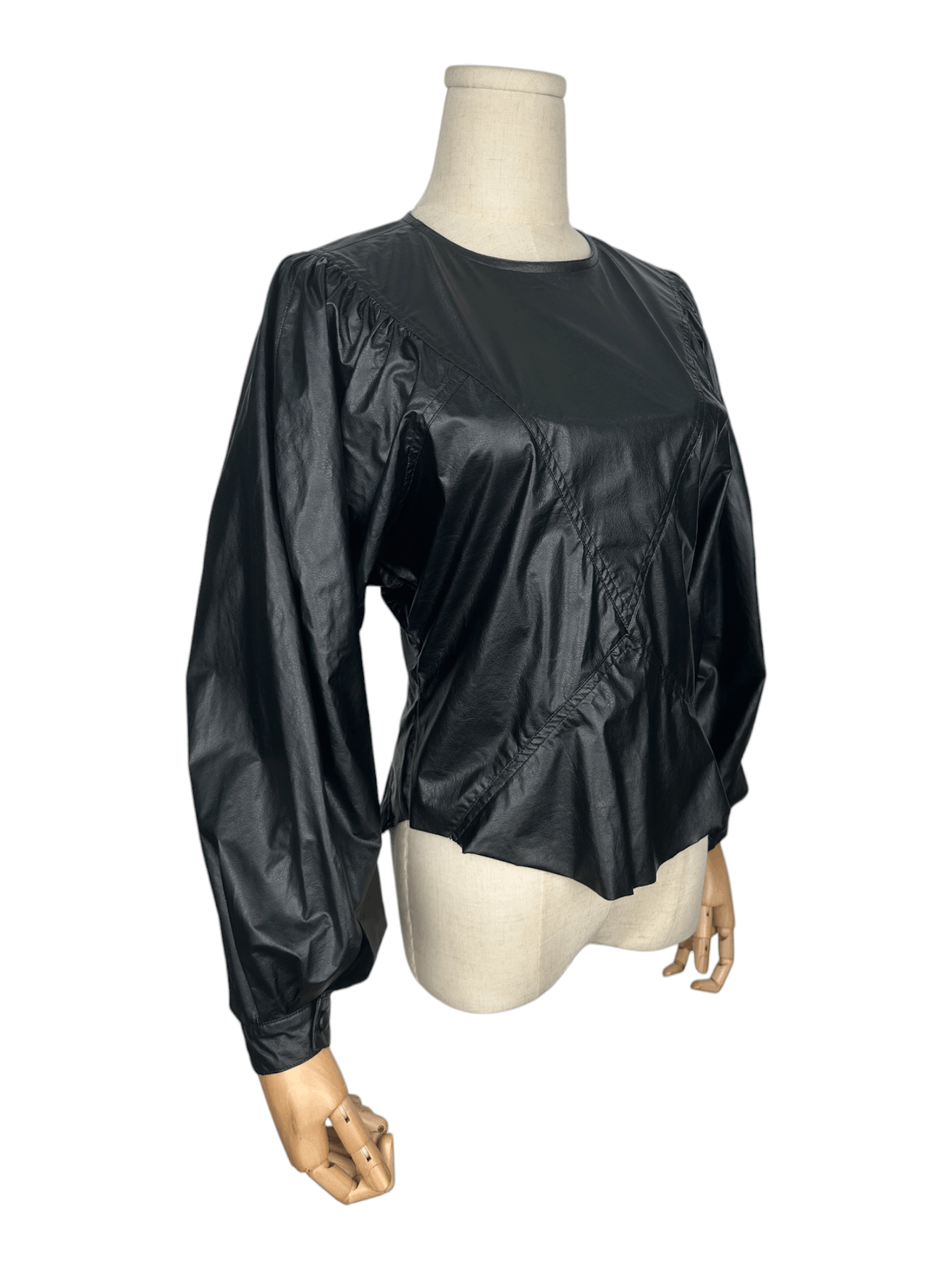 Isabel Marant Isabel Marant Black Bat Sleeved Top Size XS / US 0-2 / IT 36-38 - 4 Thumbnail