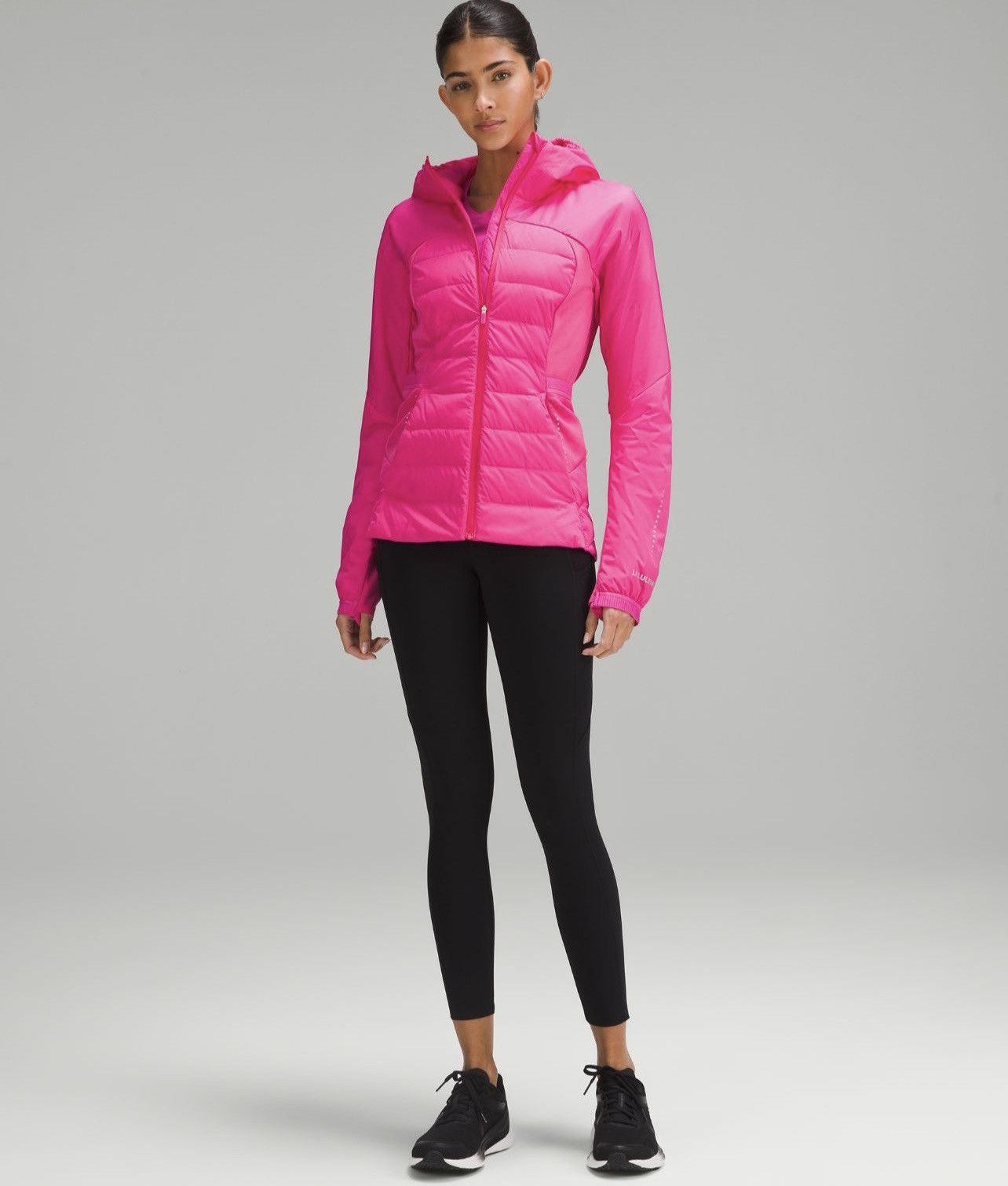 image of Lululemon Down For It All Jacket Color Sonic Pink Size 2 Nwt, Women's