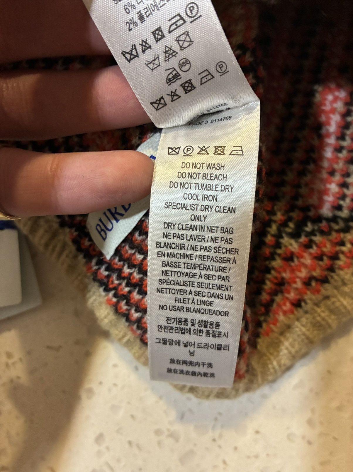 Burberry Burberry check beanie Size ONE SIZE - 10 Thumbnail