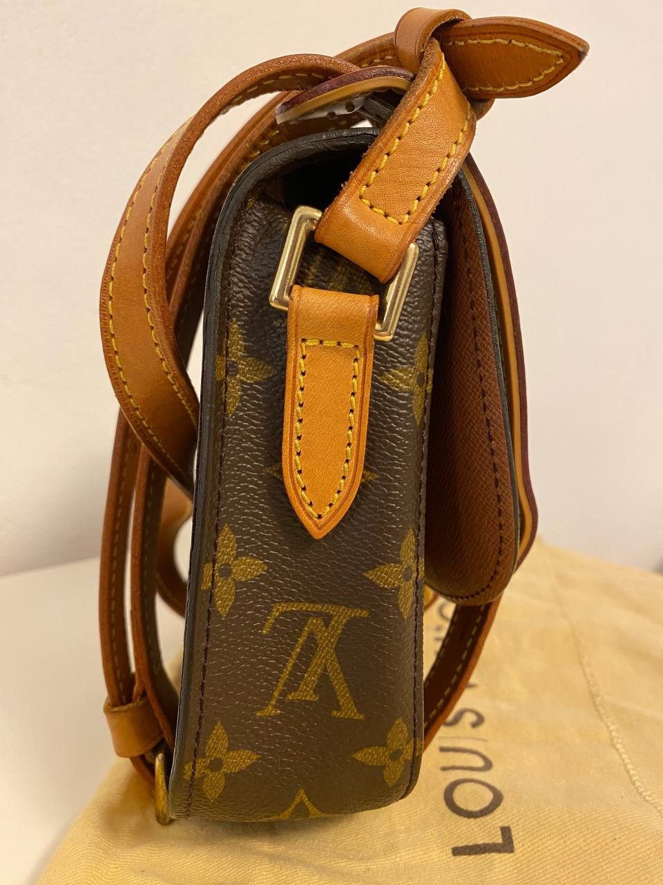 Louis Vuitton Louis Vuitton Saint Cloud Mini Monogram bag brown Leather Size ONE SIZE - 5 Thumbnail