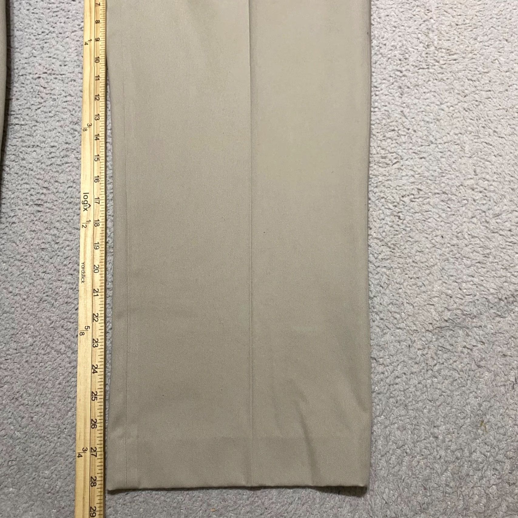 Vintage L.L. Bean Mens Pants Beige Straight Leg Chino High Rise Classic Fit 40 Regular Men’s Vintage No Size US 38 / EU 54 - 5 Thumbnail