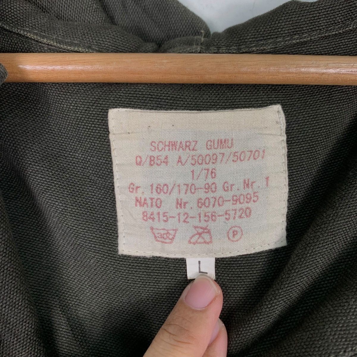 Japanese Brand SCHWARZ GUMU Hooded Jacket / Parka #0549-C25 Size US L / EU 52-54 / 3 - 17 Thumbnail