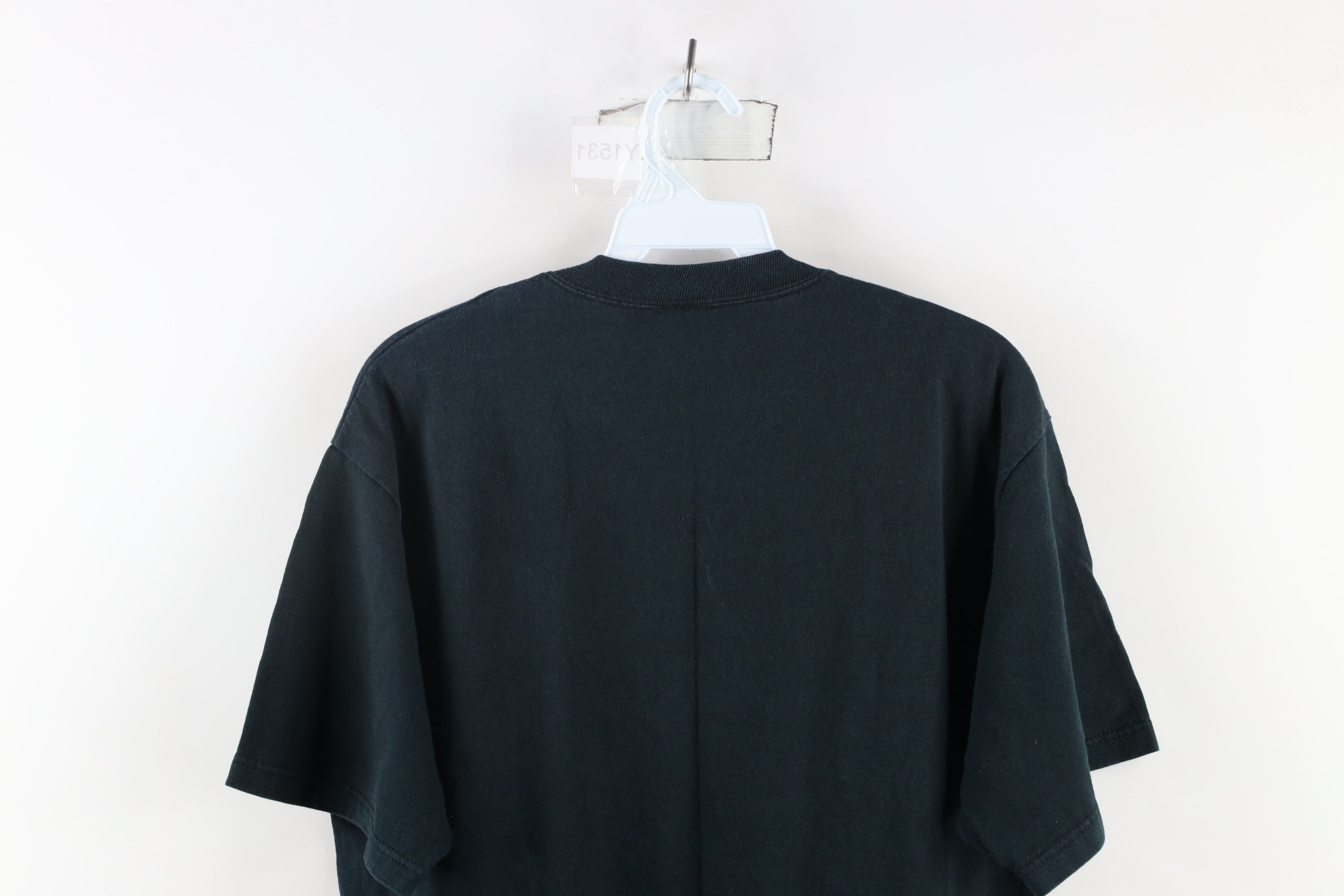 Russell Athletic × Vintage Vintage 90s Russell Athletic Short Sleeve T-Shirt Black USA Size US L / EU 52-54 / 3 - 10 Thumbnail