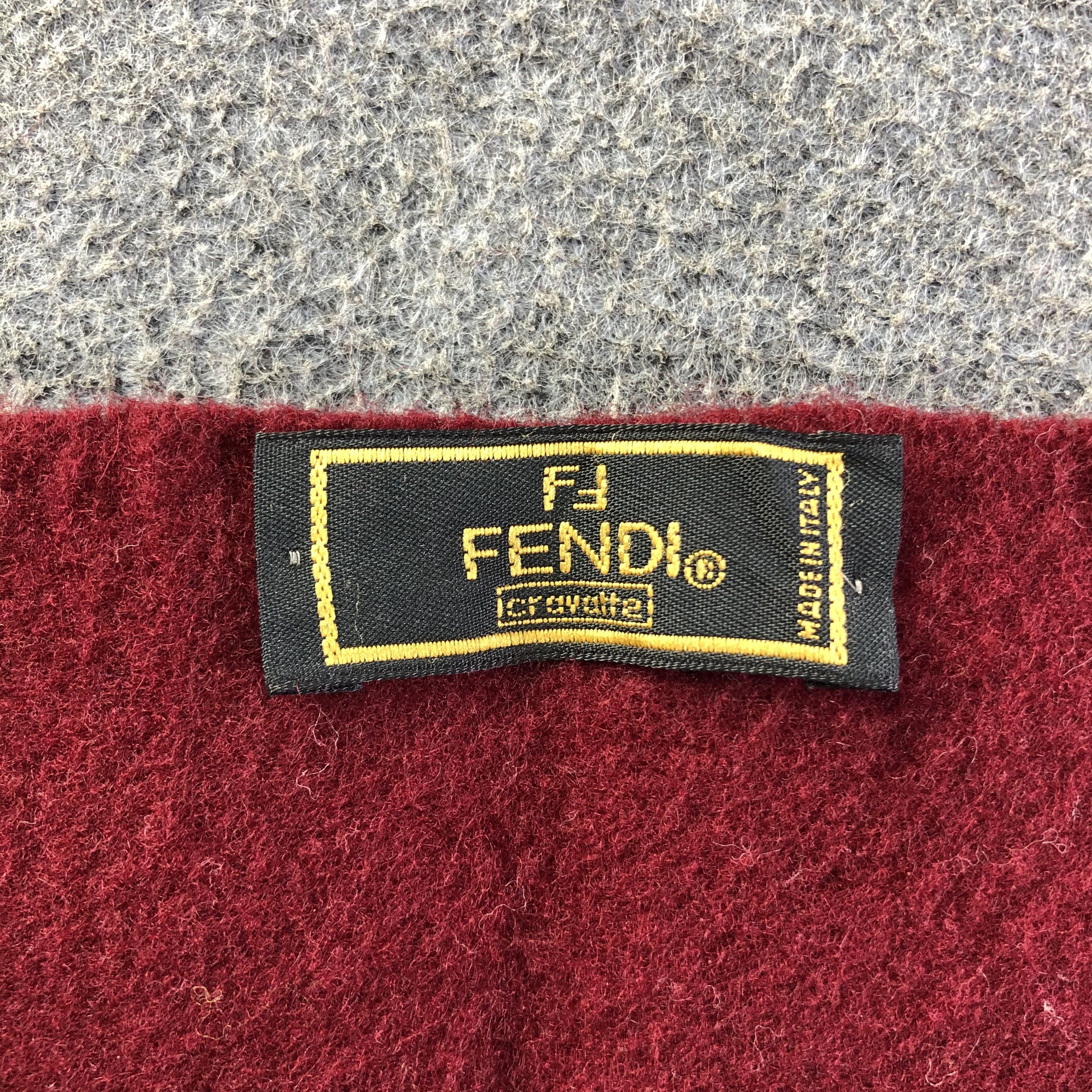 Fendi Fendi Plain Scarf / Muffler / Neckwear P551 Size ONE SIZE - 6 Thumbnail