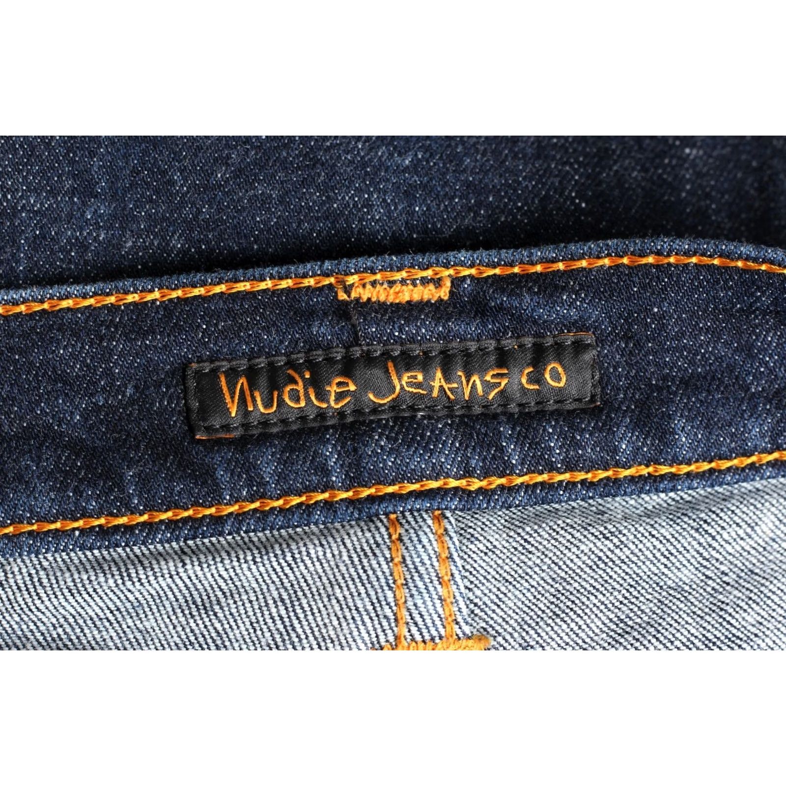Nudie Jeans NUDIE JEANS HIGH KAI ORG TWILL NAVY Stretch Jeans Women 29/32 W29 L32 Slim 5-Pocket Denim Cotton Elastane XS? No. Size 29" - 6 Thumbnail