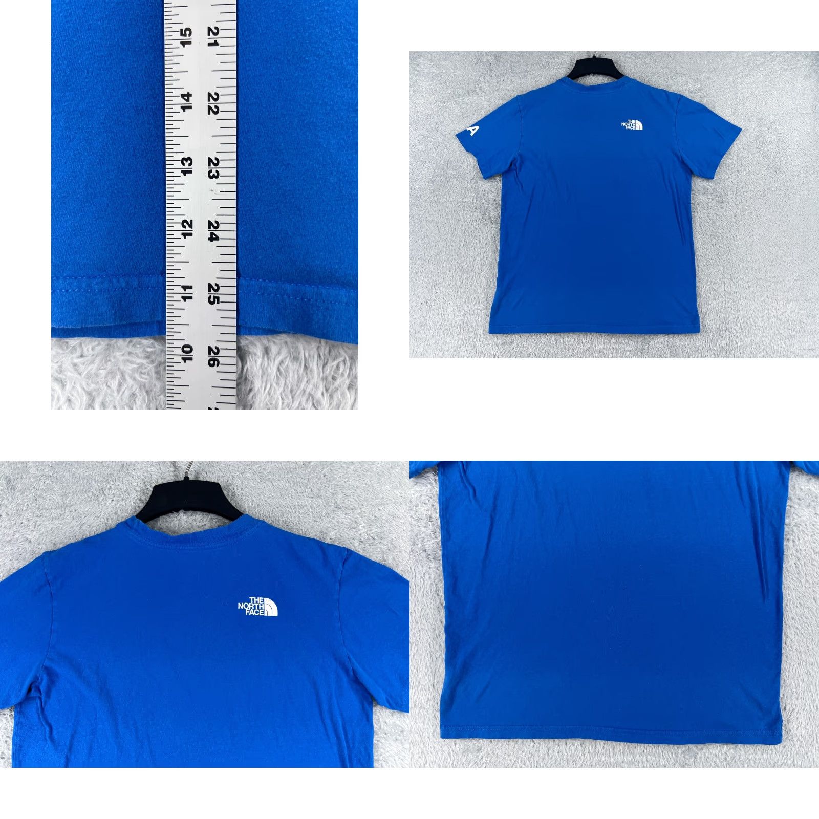 The North Face The North Face Shirt Men Medium Blue 100% Cotton USA Hero Graphic Flag Crew Neck Size US M / EU 48-50 / 2 - 9 Thumbnail