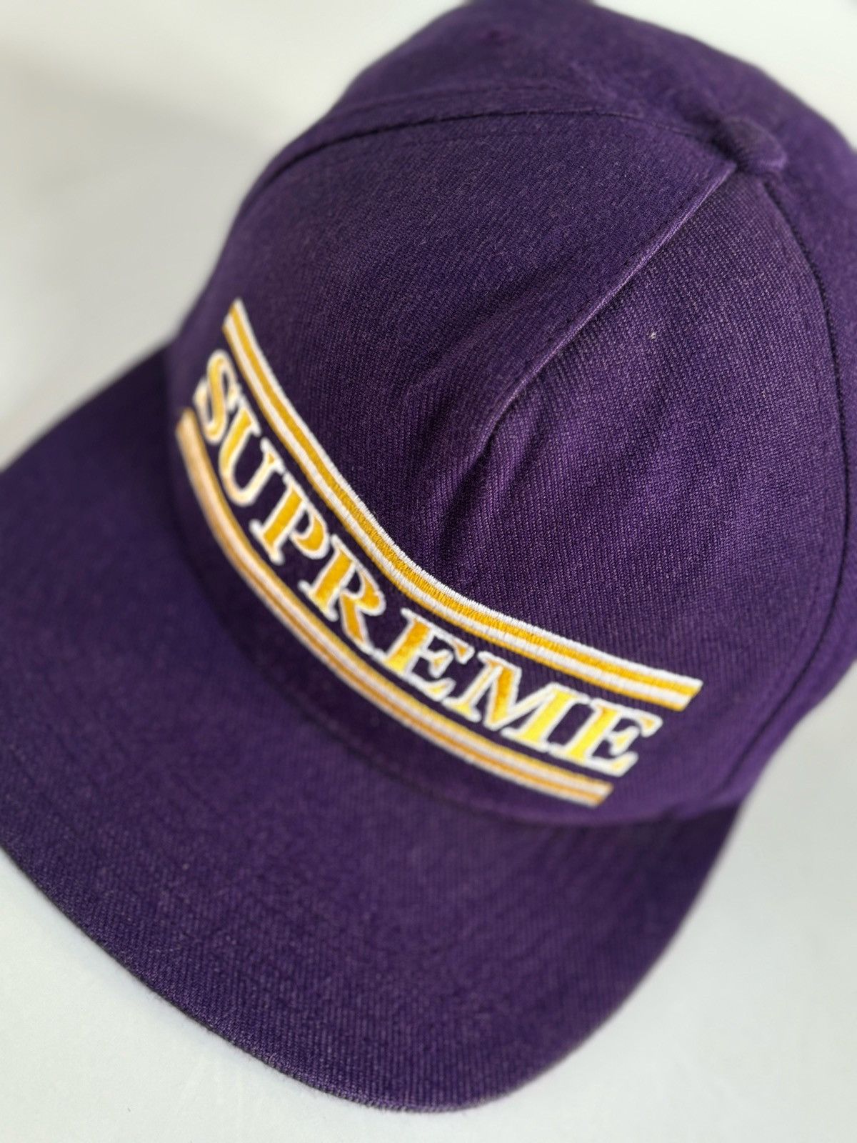 Supreme Supreme Stripes 5 Panel Purple Size ONE SIZE - 1 Thumbnail