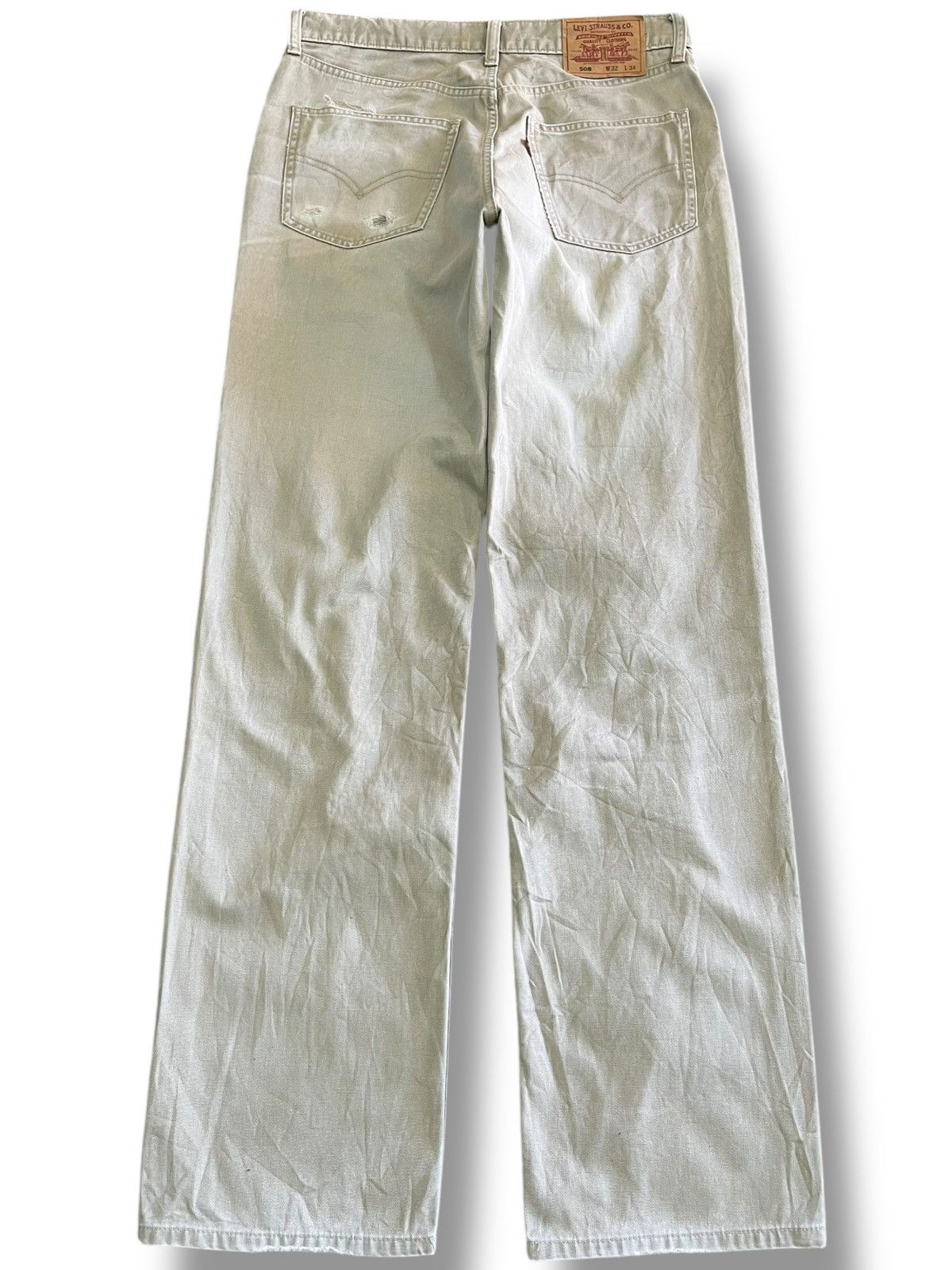 LVC × Levi's × Levi's Vintage Clothing Vintage Levi’s 508 Tan Colour Denim Size US 31 - 4 Thumbnail