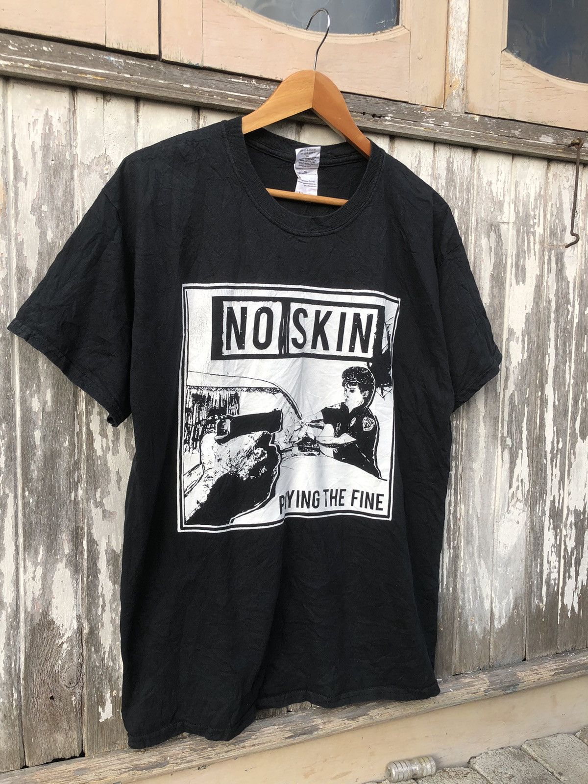 Band Tees × Nirvana × Vintage Vintage Y2K No Skin “Paying The Fine” Tshirt Size US L / EU 52-54 / 3 - 3 Thumbnail