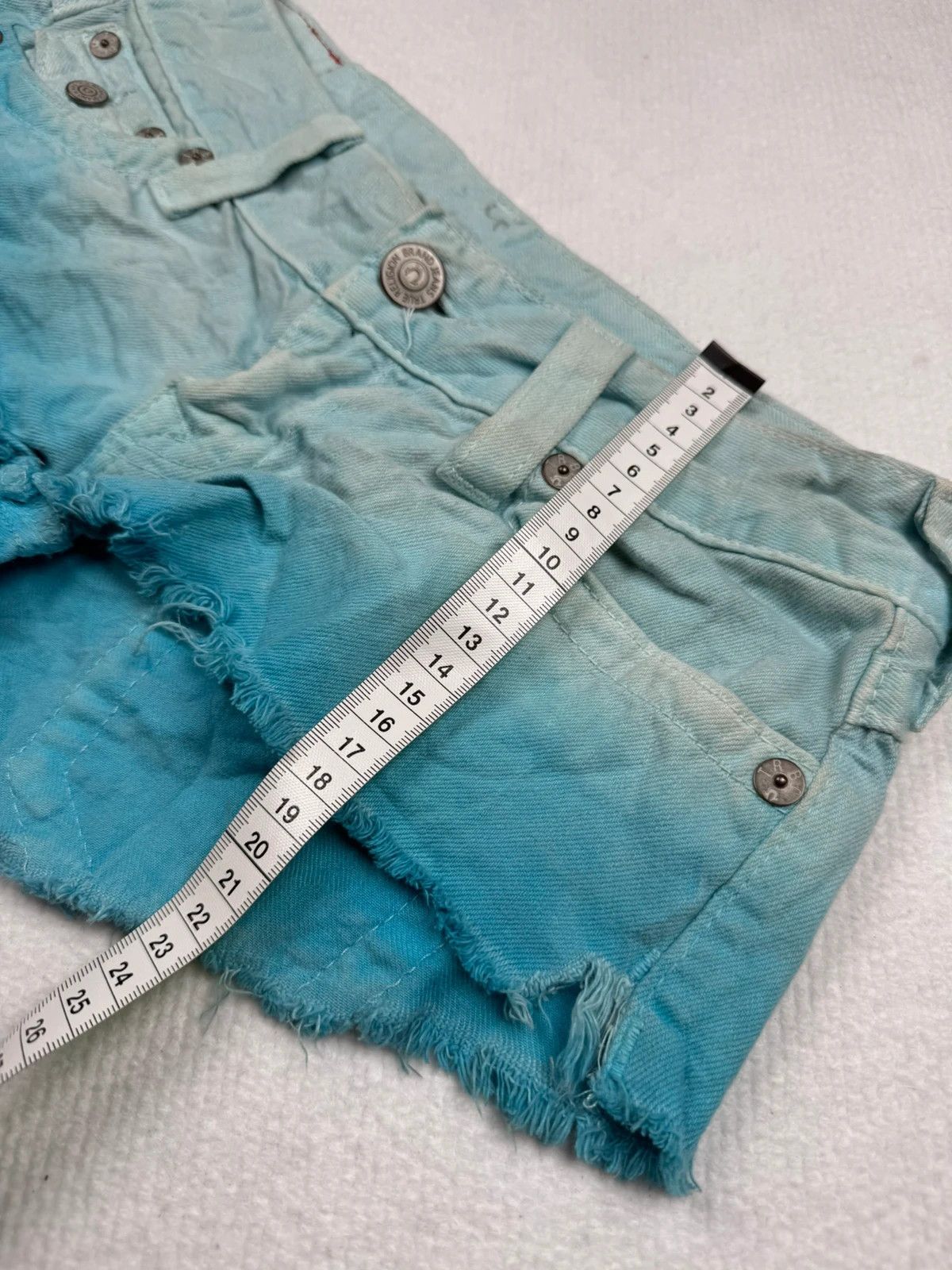 True Religion True Religion Low Waist Hot Pants Micro Shorts 2000s Y2k Size 27" / US 4 / IT 40 - 7 Thumbnail