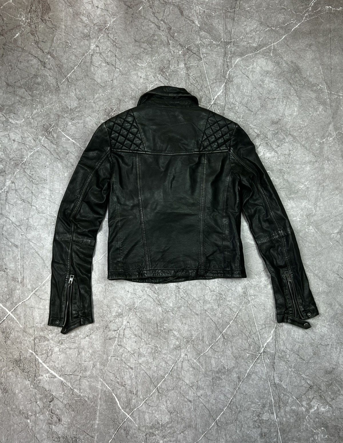 Allsaints Allsaints leather jacket streetwear Size S / US 4 / IT 40 - 3 Thumbnail