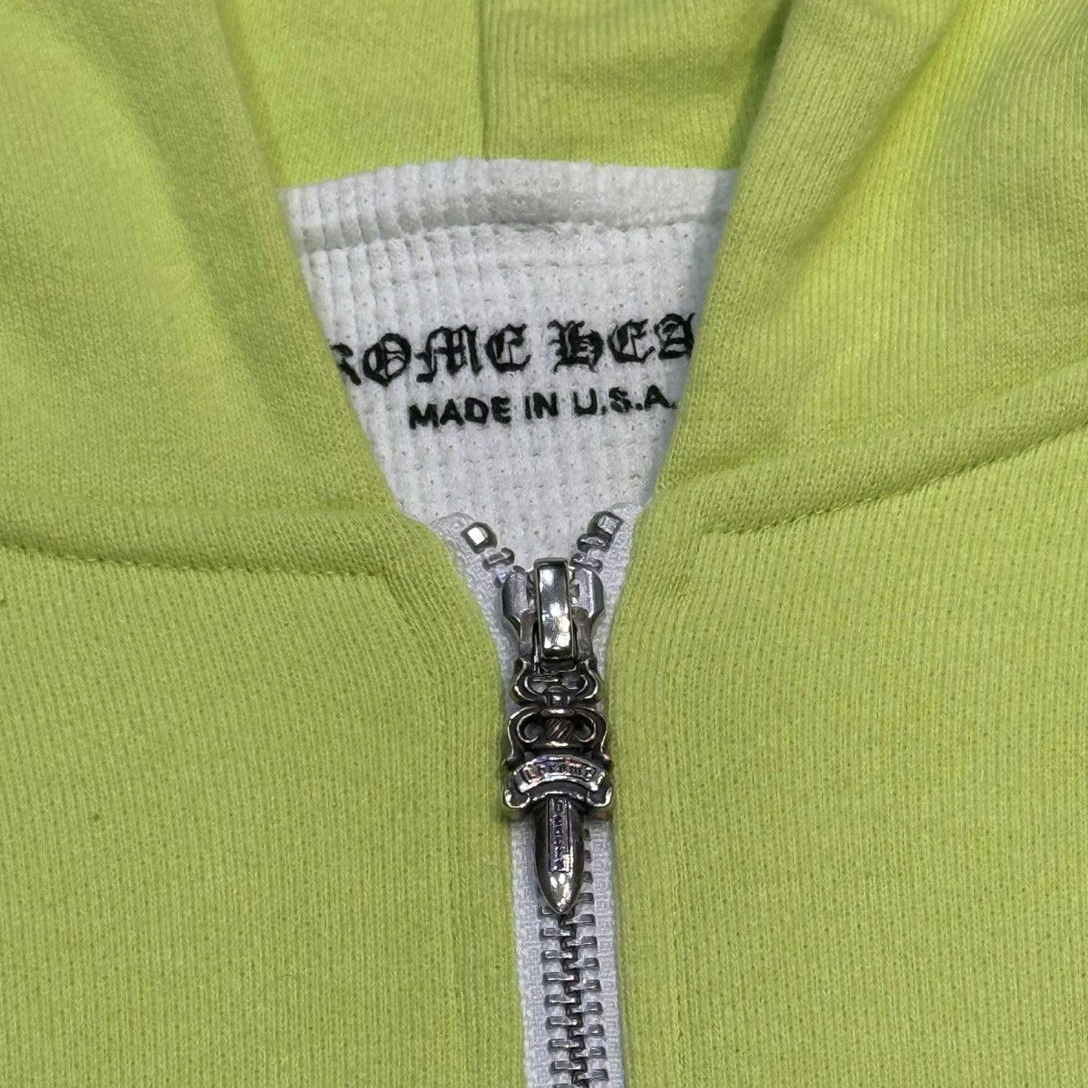 Chrome Hearts Chrome Hearts matty boy link zip hoodie lime green Size US S / EU 44-46 / 1 - 5 Thumbnail