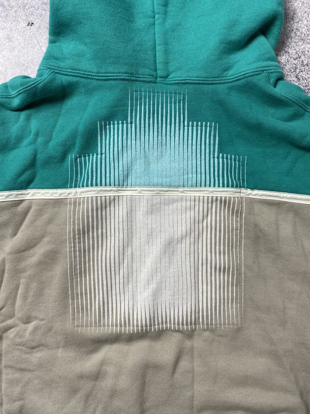 Cav Empt Cav empt oversized hoodie very rare beige&green Size US M / EU 48-50 / 2 - 4 Thumbnail