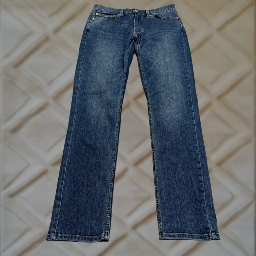Levi's Levi's 511 Jeans Slim Straight Leg Denim Dark Wash Mens 32x34 Cotton Blend 5-Pocket Logo Vintage No Size US 32 / EU 48 - 1 Thumbnail