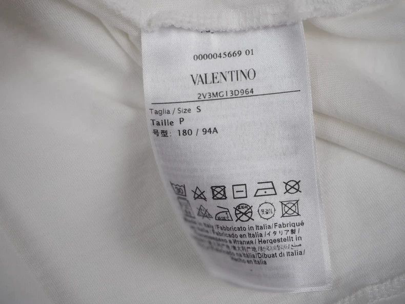 Valentino Valentino SS23 white LOGO short sleeve Size US S / EU 44-46 / 1 - 7 Thumbnail
