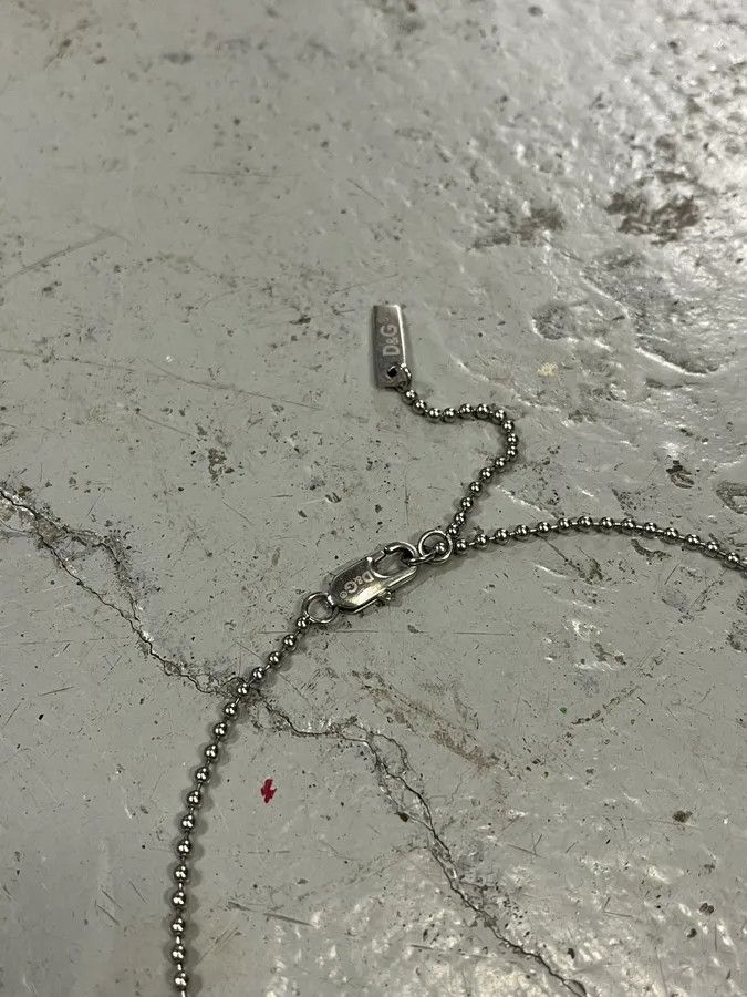 Dolce & Gabbana 2000s Dolce & Gabbana Military Dog Tag Steel Necklace Size ONE SIZE - 4 Thumbnail
