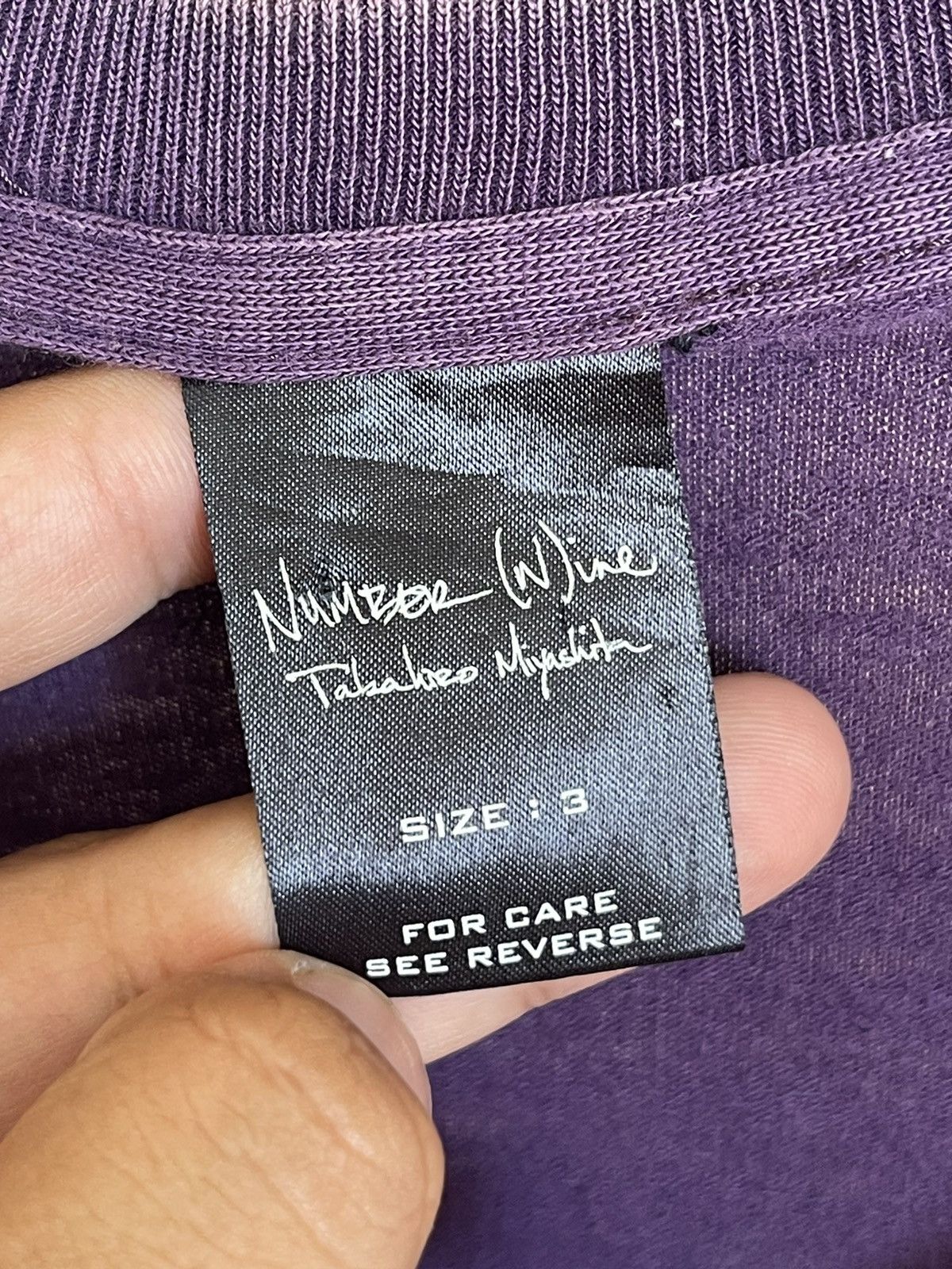 Number (N)ine OG Number Nine Rolling Stones Embroidery V Neck Takahiro Size US L / EU 52-54 / 3 - 5 Thumbnail