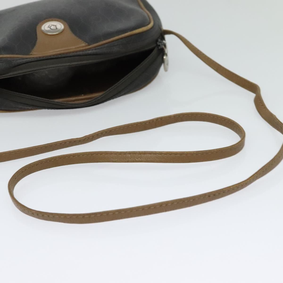 Dior DIOR Honeycomb Canvas Shoulder Bag Pvc Leather Black Size ONE SIZE - 8 Thumbnail