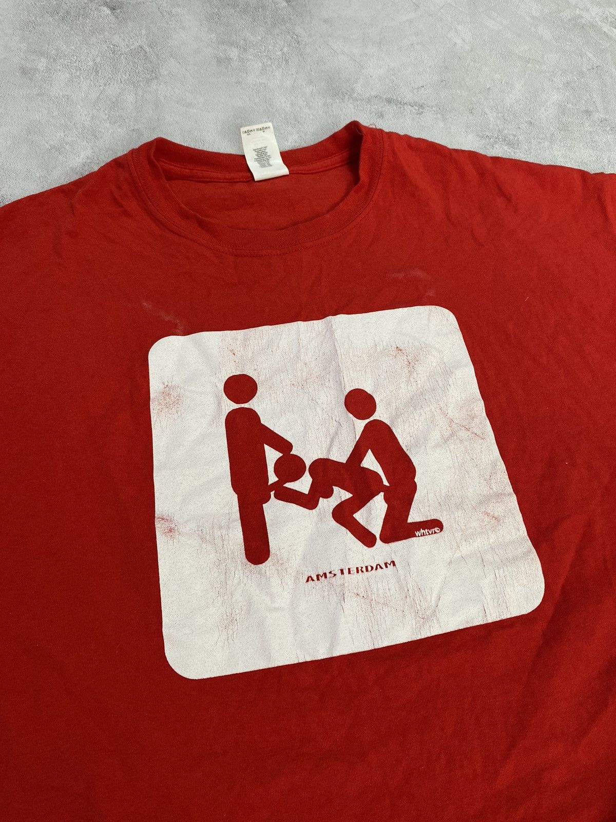 Band Tees × Nude 💋 Vintage T-Shirt Humor Tee Porn Star Style Sex 18+ Size US XL / EU 56 / 4 - 3 Thumbnail