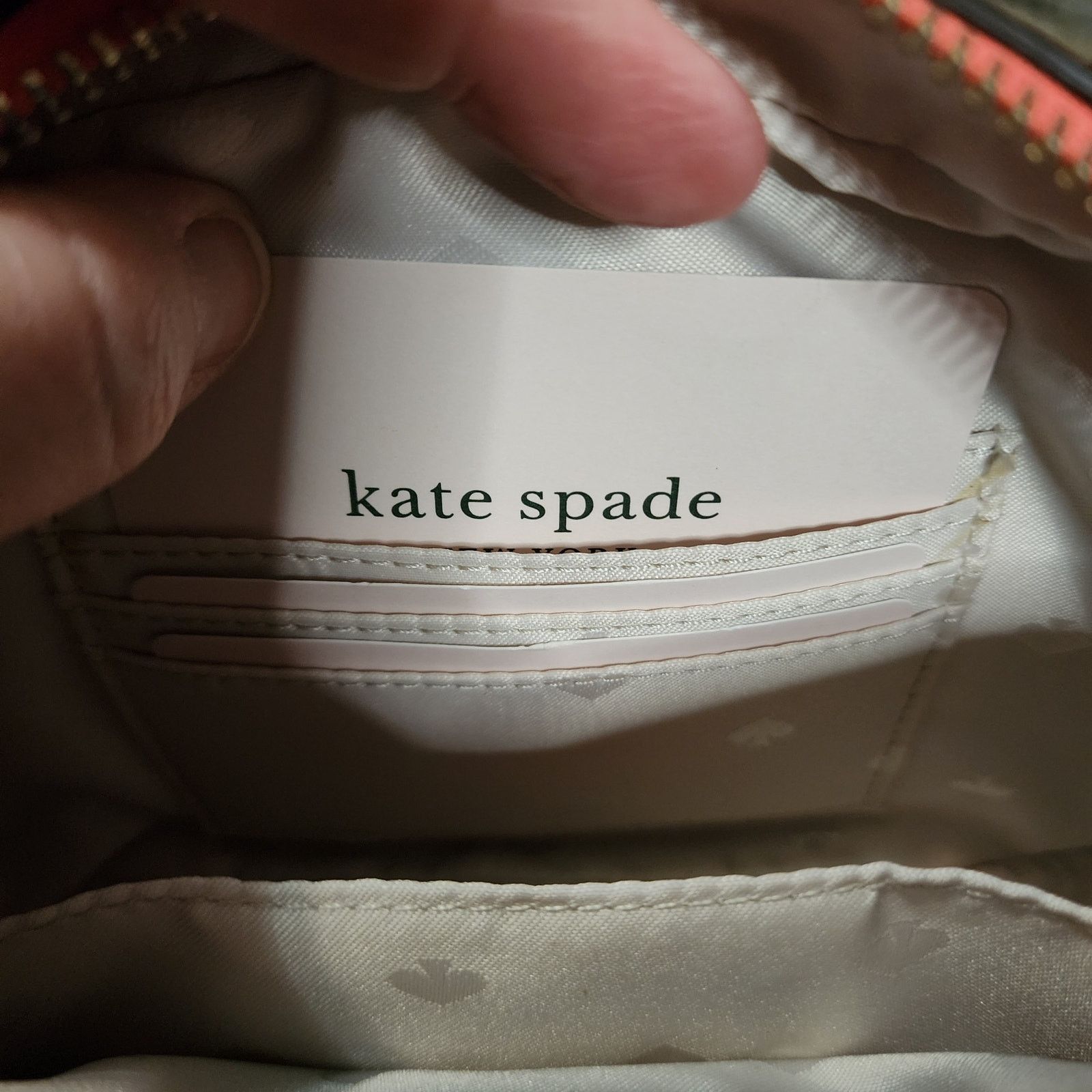 Kate Spade Kate Spade Kourtney Pebbled Leather Crossbody Coral Bag Size ONE SIZE - 9 Thumbnail