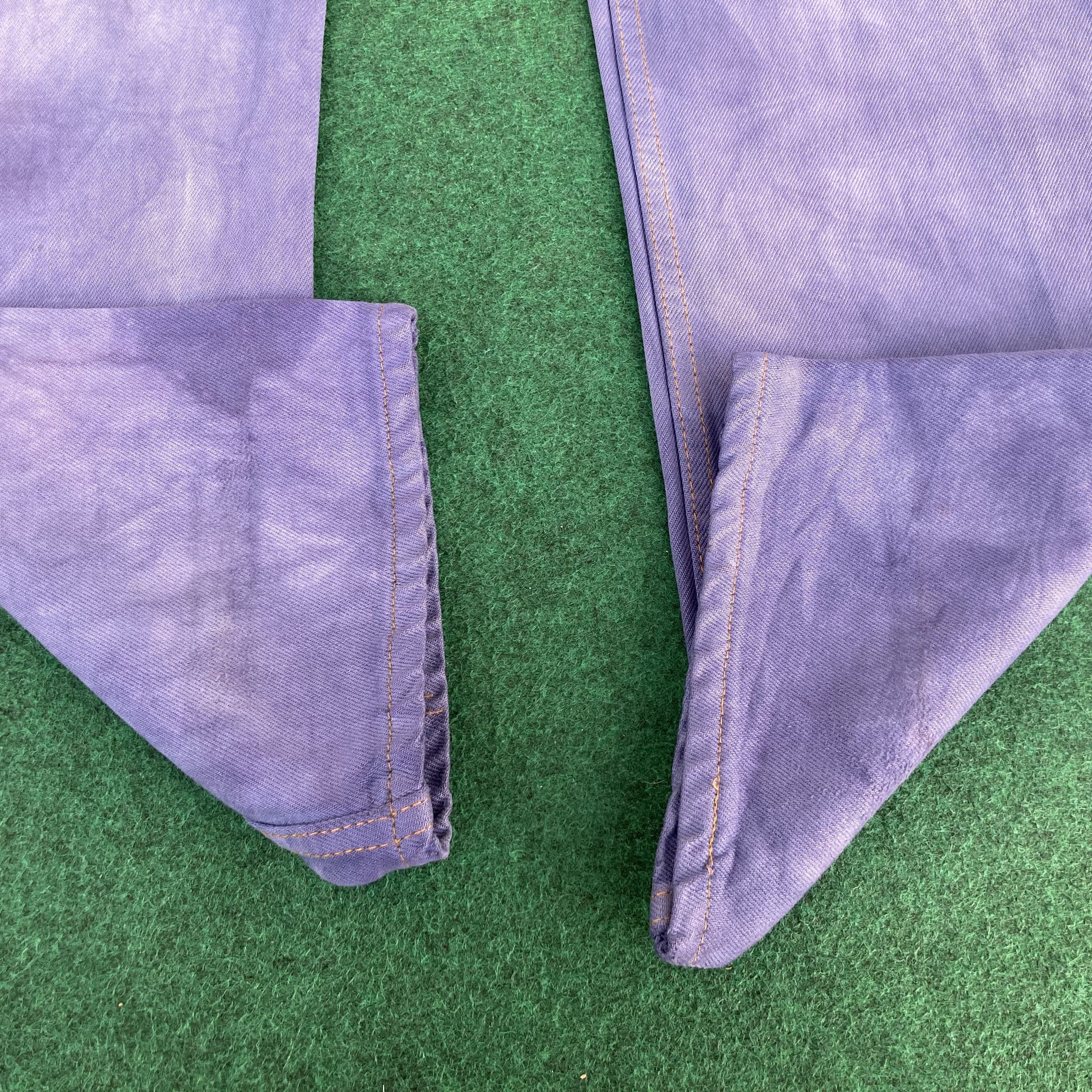 Levi's Size 31x32 Vtg 90’s Levis 501 Tie dye Denim Jeans Size US 31 - 12 Thumbnail