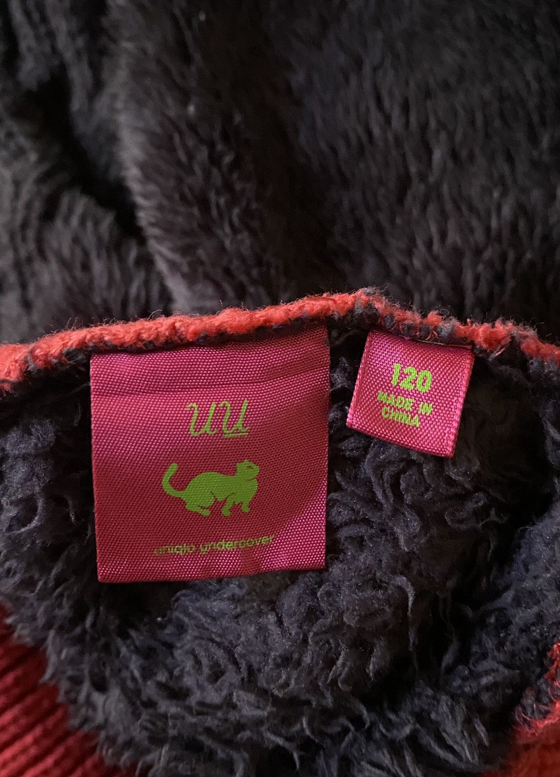 Japanese Brand Uniqlo X Undercover Kids Fleece Turtleneck Knitted Sweater Size US XS / EU 42 / 0 - 6 Thumbnail