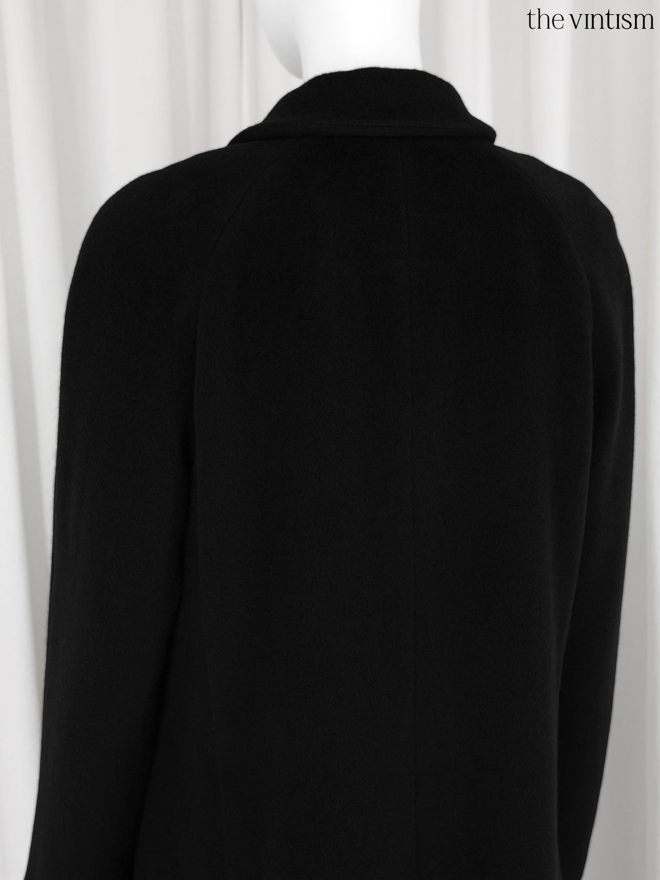 Escada Escada Archival Black Long Coat in Pure Virgin Wool DE 38 Size M / US 6-8 / IT 42-44 - 9 Thumbnail
