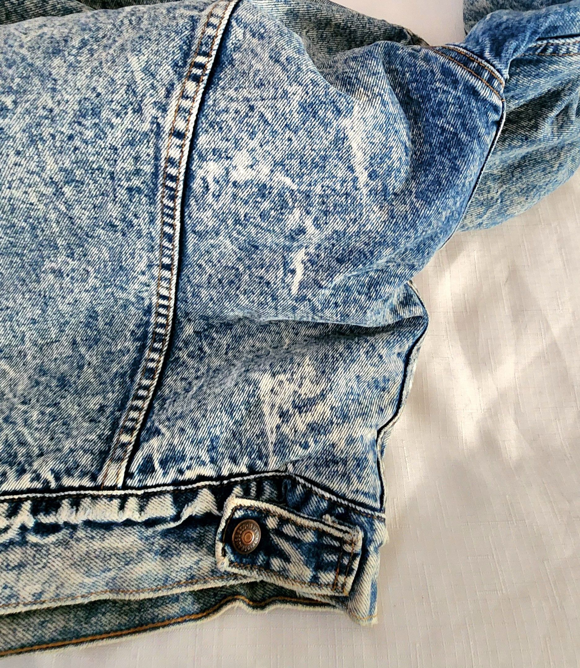 Levi's Levi's True Vintage Acid Wash Denim Trucker Jacket XL Sherpa Size US XL / EU 56 / 4 - 17 Thumbnail