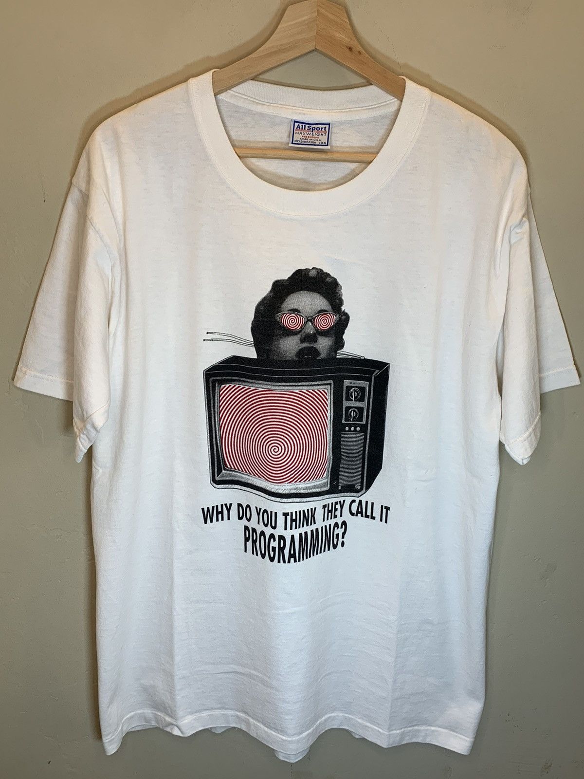 Vintage RARE Vintage Why Do You Think They Call It Programming Shirt Size US L / EU 52-54 / 3 - 1 Thumbnail