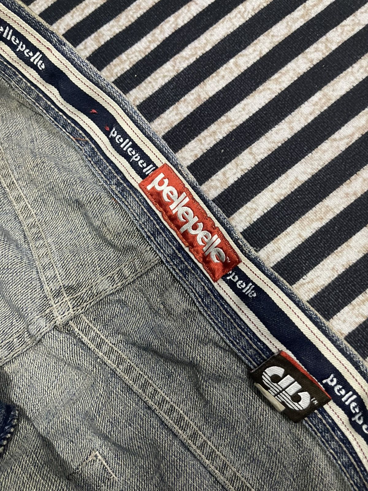Marc Buchanan 90s PELLE PELLE BY MARC BUCHANAN BAGGY DOUBLE KNEE JEANS Size US 41 - 12 Thumbnail