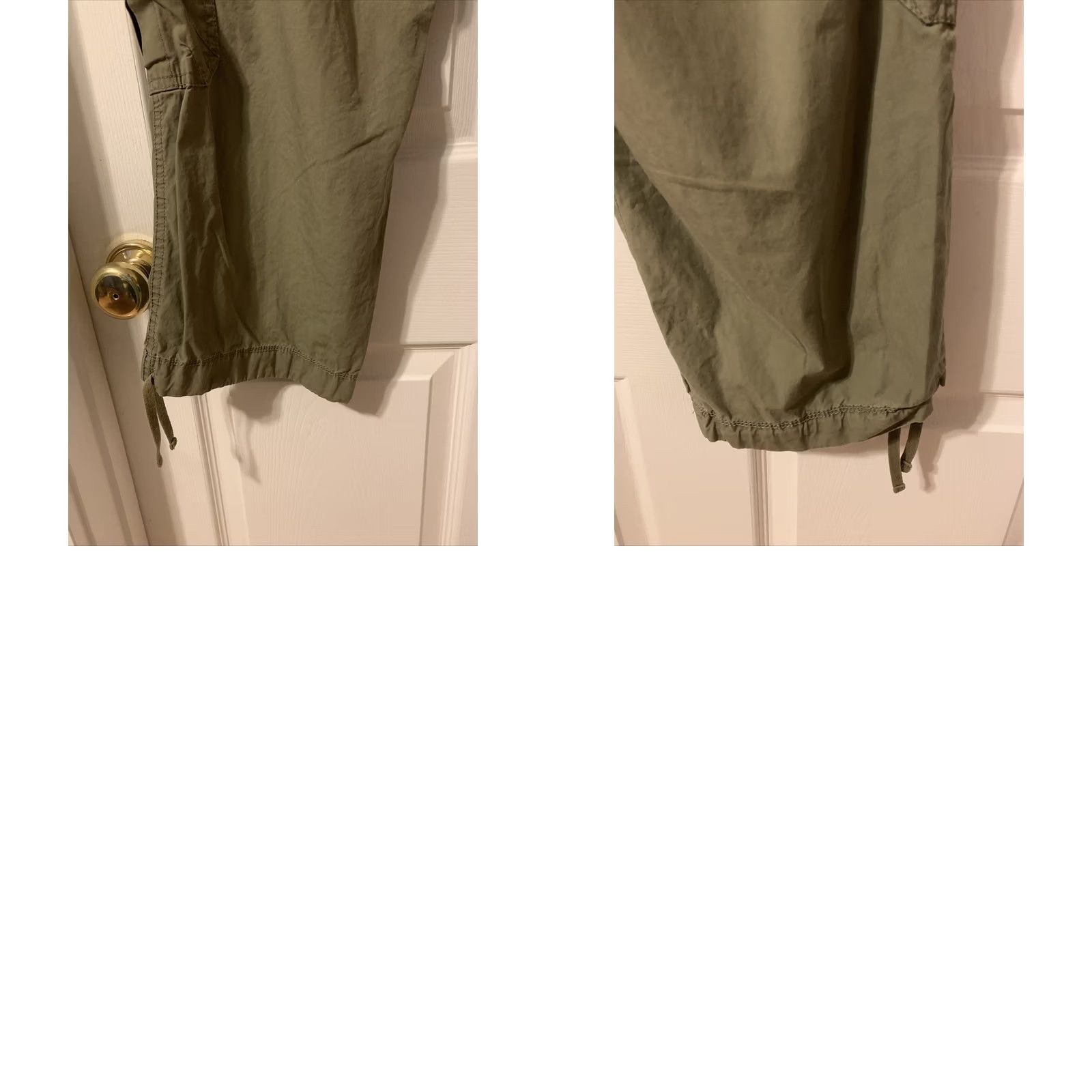 Tommy Hilfiger Tommy Hilfiger Womens Pants Cargo Outdoor Lightweight SZ 8 Green Cotton Regular Cargo Pants Size 30" / US 8 / IT 44 - 8 Thumbnail