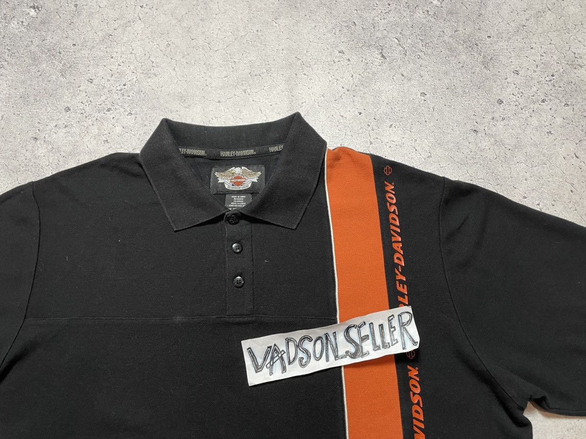 Harley Davidson × Vintage Vintage Harley Motor Davidson Polo Shirt Size US XL / EU 56 / 4 - 6 Thumbnail