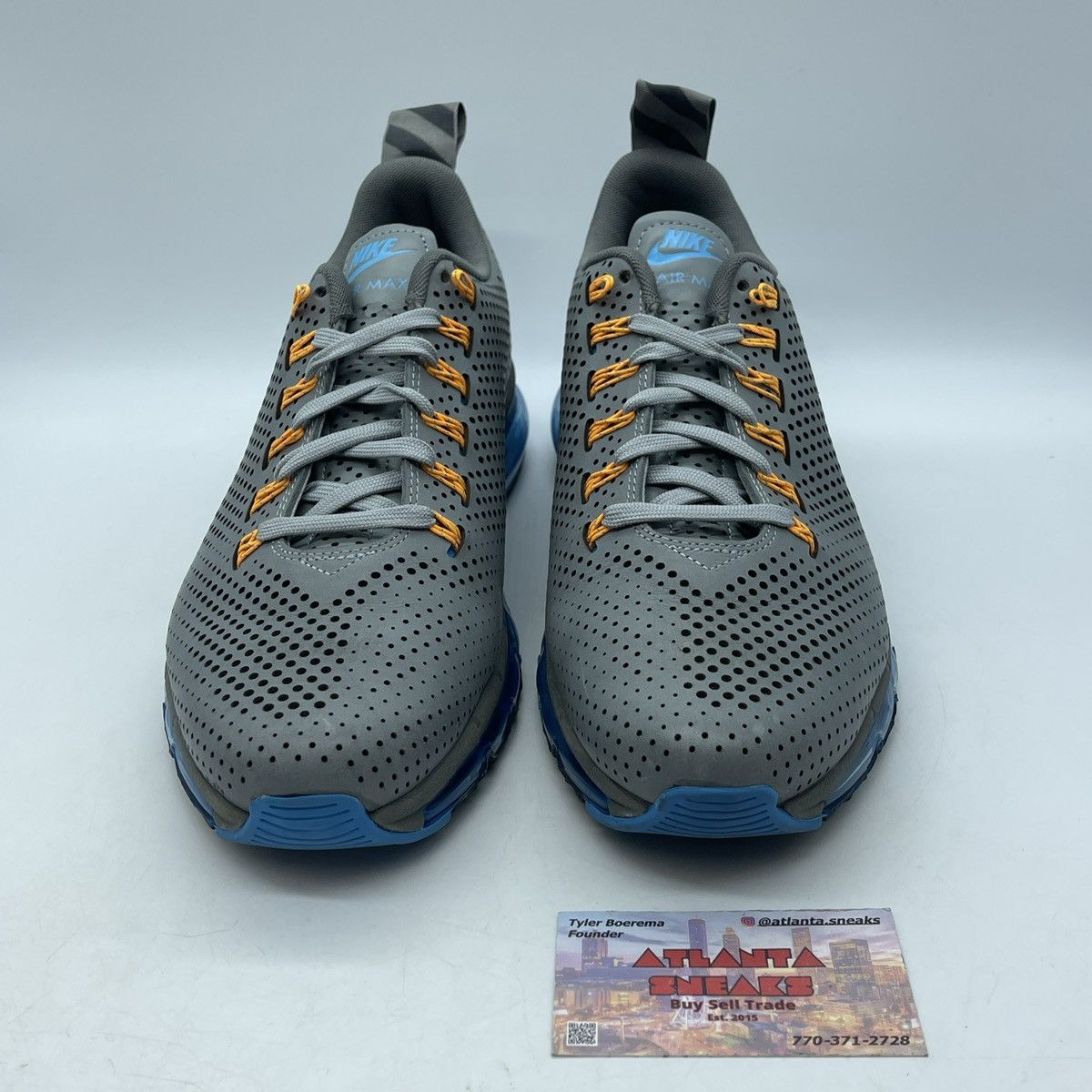 Nike Air max 90 motion wolf grey blue Size US 11 / EU 44 - 2 Thumbnail