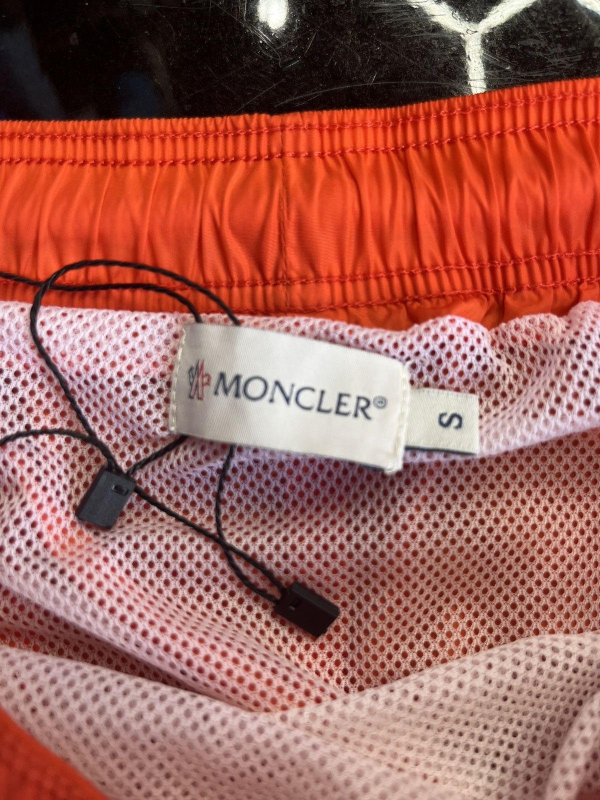 Moncler Moncler orange Drawstring Swim Shorts Size US 30 / EU 46 - 2 Thumbnail