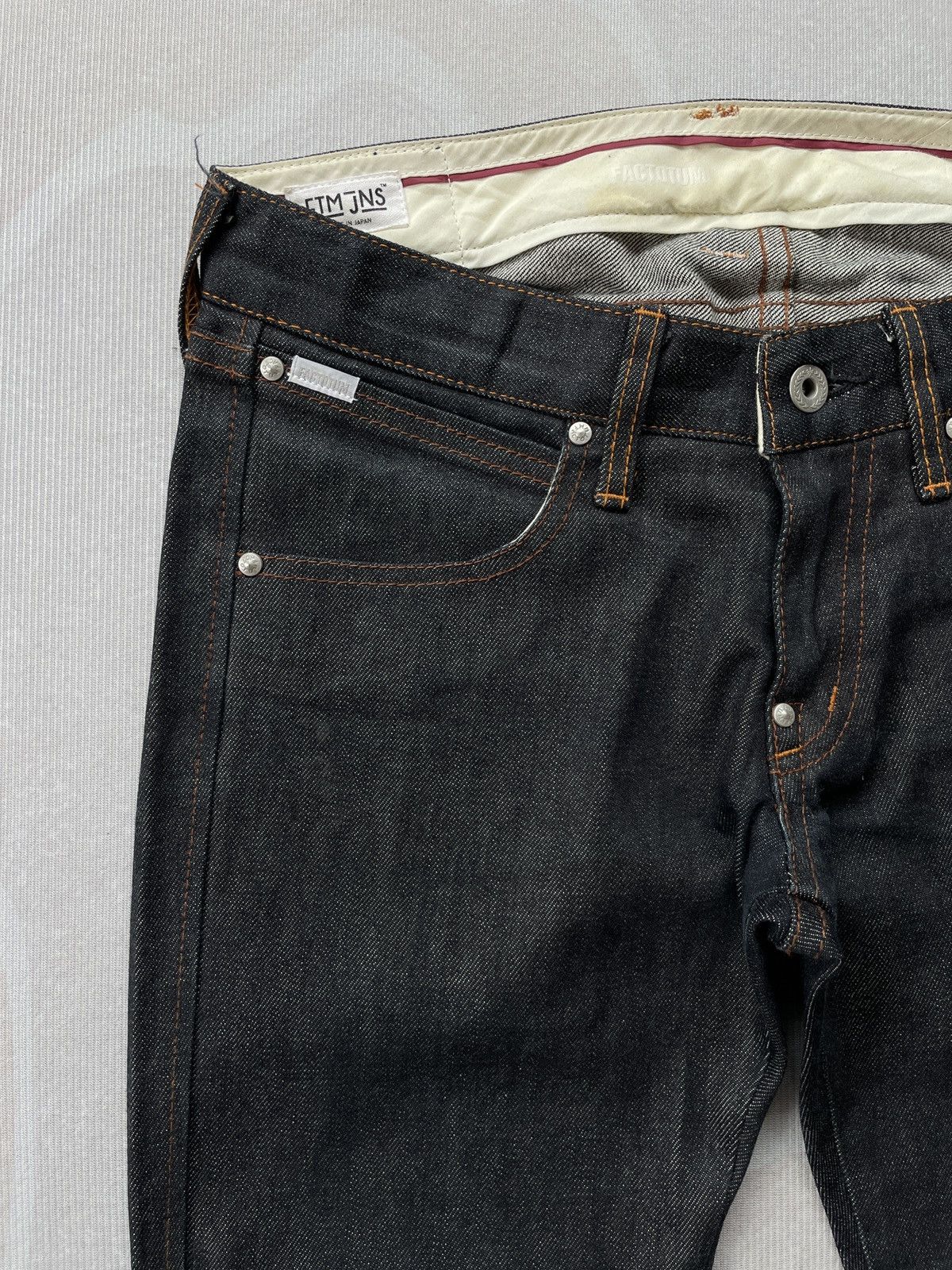 FACTOTUM × Japanese Brand Factotum Slim Fit Stretch Jeans (P77) Size 30" / US 8 / IT 44 - 6 Thumbnail