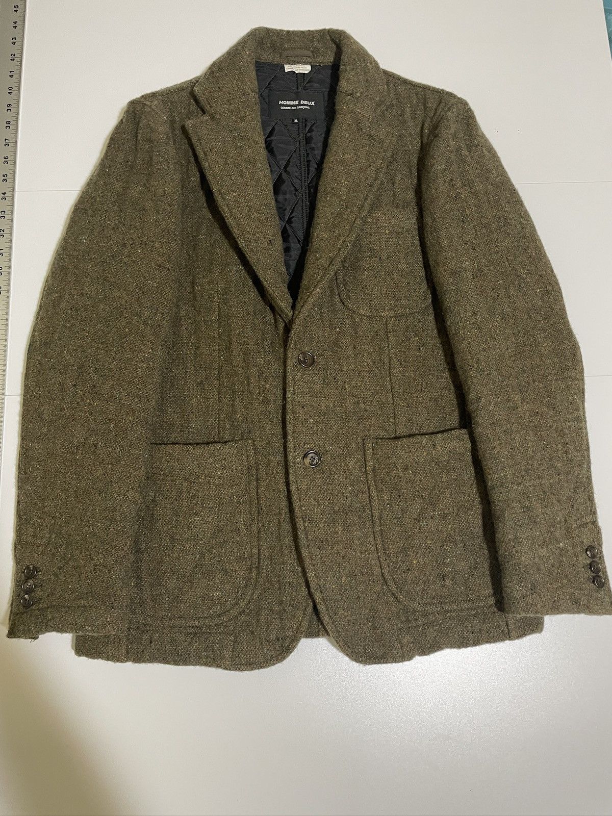 Comme des Garcons Homme Deux COMME des GARÇONS HOMME DEUX SINGLE BREASTED JACKET Size 40R - 1 Thumbnail