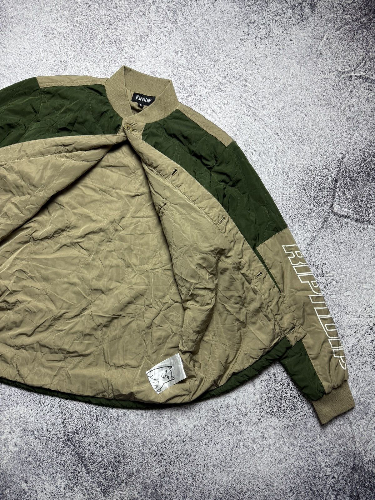 RIPNDIP Ripndip Quilted Jacket Skate Rap Style Street Coat Y2k Size US S / EU 44-46 / 1 - 8 Thumbnail