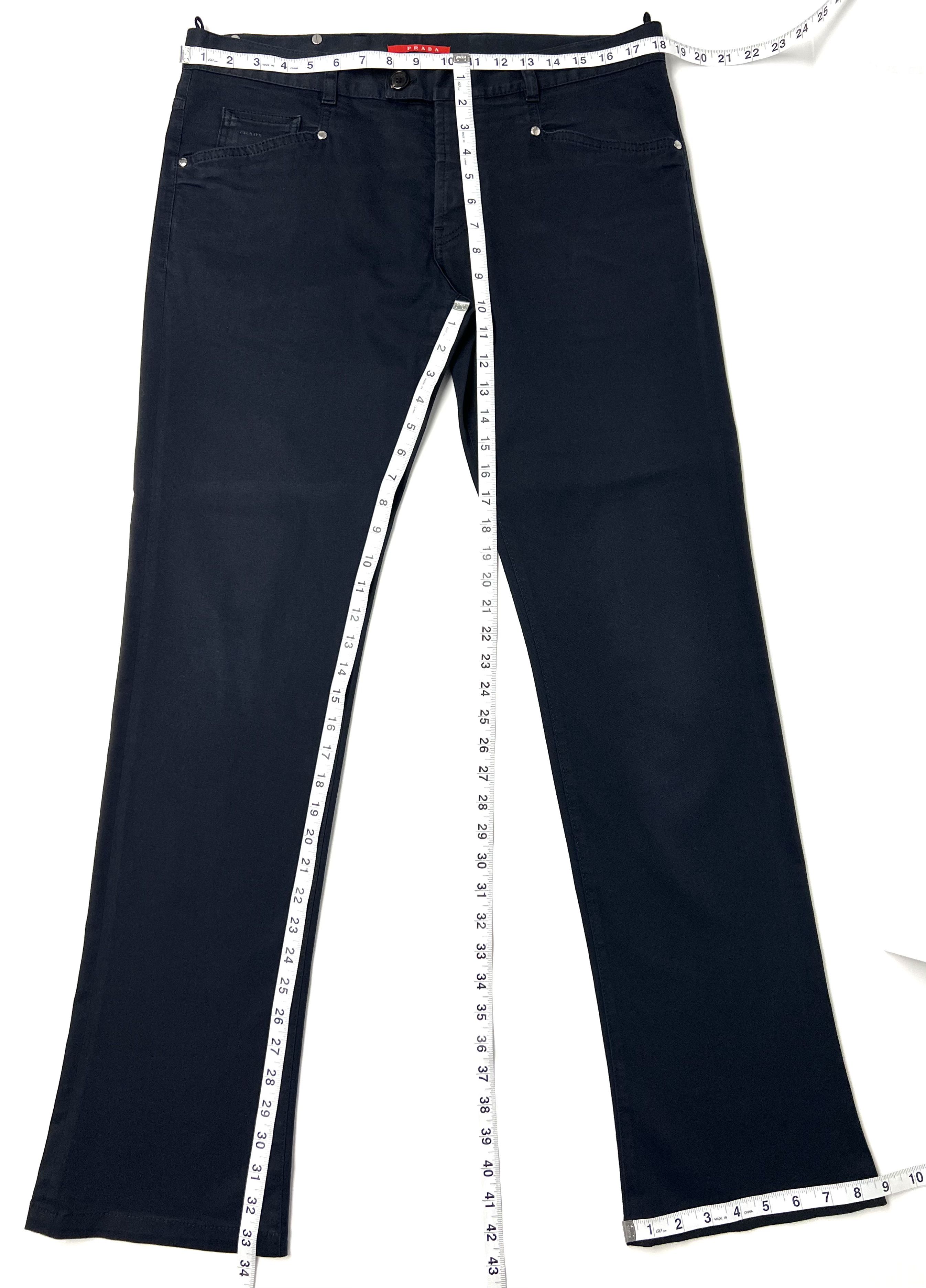 Prada PRADA LINEA ROSSA COTTON BLEND FLARE LEG CASUAL PANTS Size US 36 / EU 52 - 19 Thumbnail