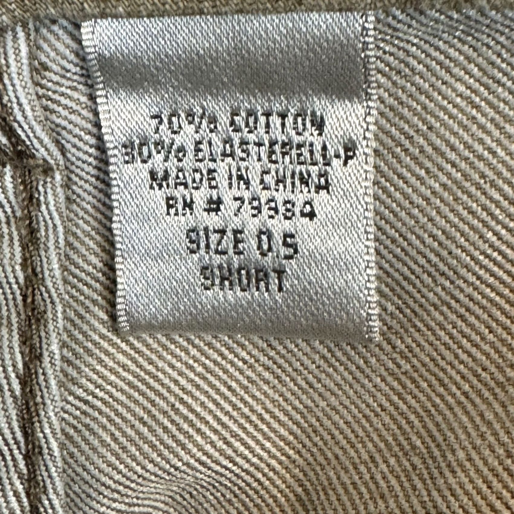 Vintage Chico's Platinum Jeans Women's XS Tan Stretch Whiskered Straight Leg Denim Size 26" / US 2 / IT 38 - 6 Thumbnail