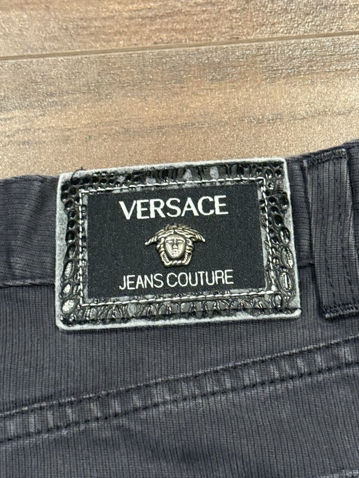 Versace Jeans Couture Straight Micro-Corduroy Pants Size US 33 - 3 Thumbnail