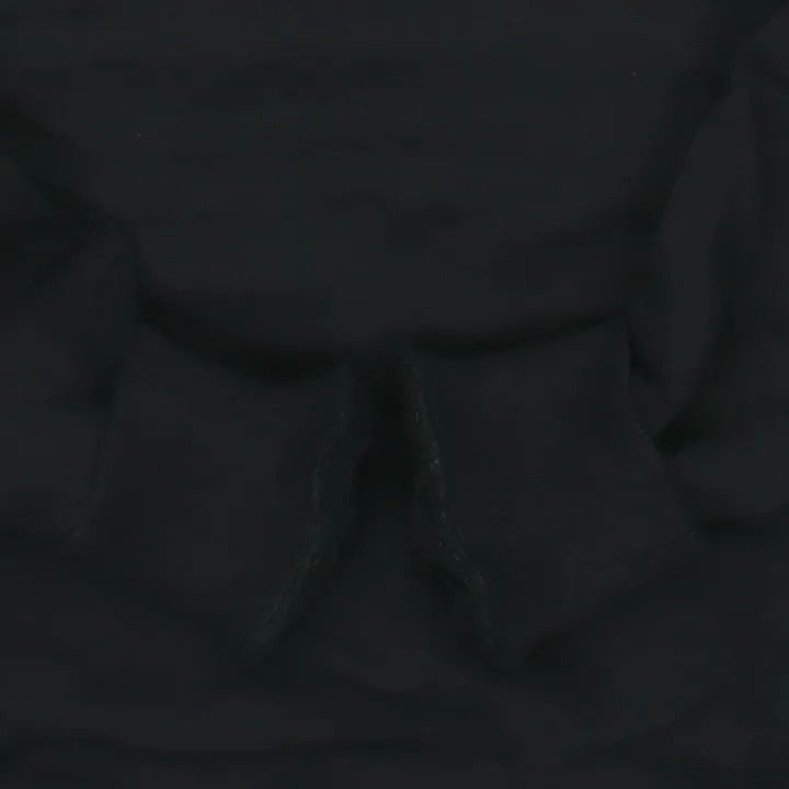 AMI Black Embroidered Hoodie with Patch -2507