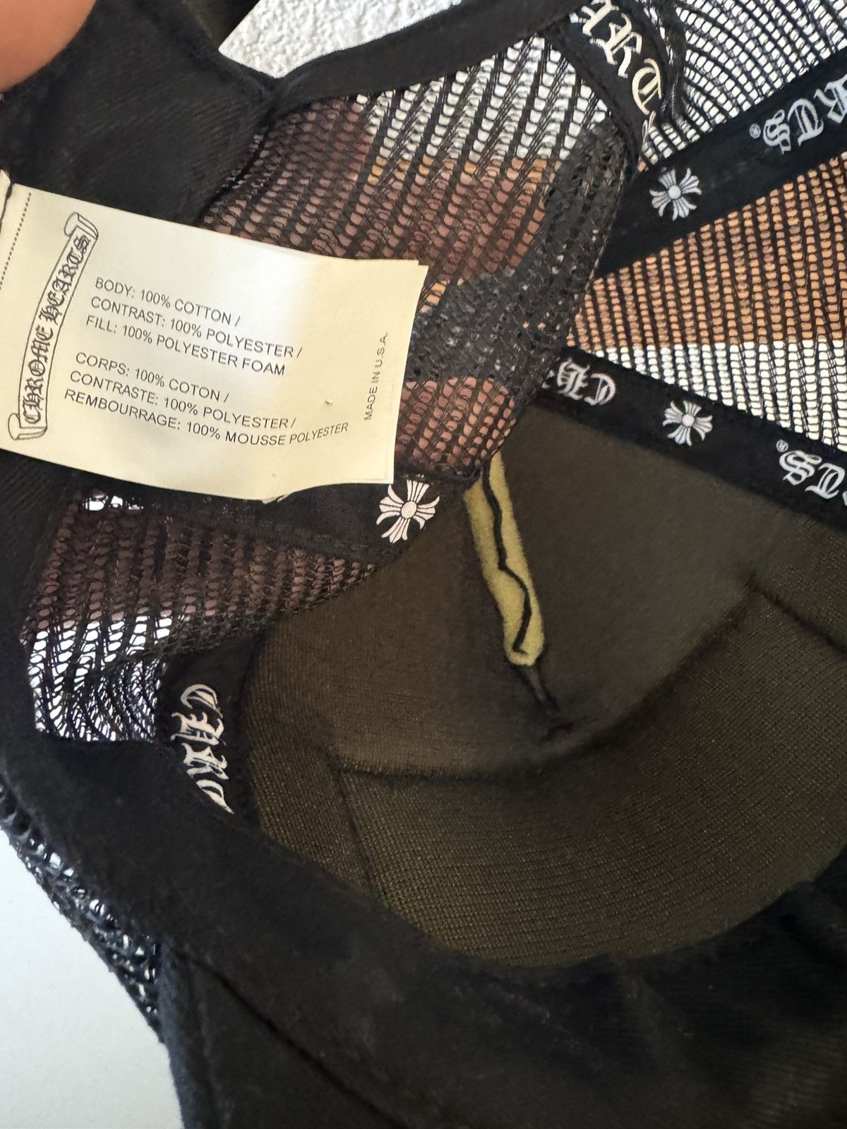 Chrome Hearts CH Paris trucker hat Size ONE SIZE - 4 Thumbnail