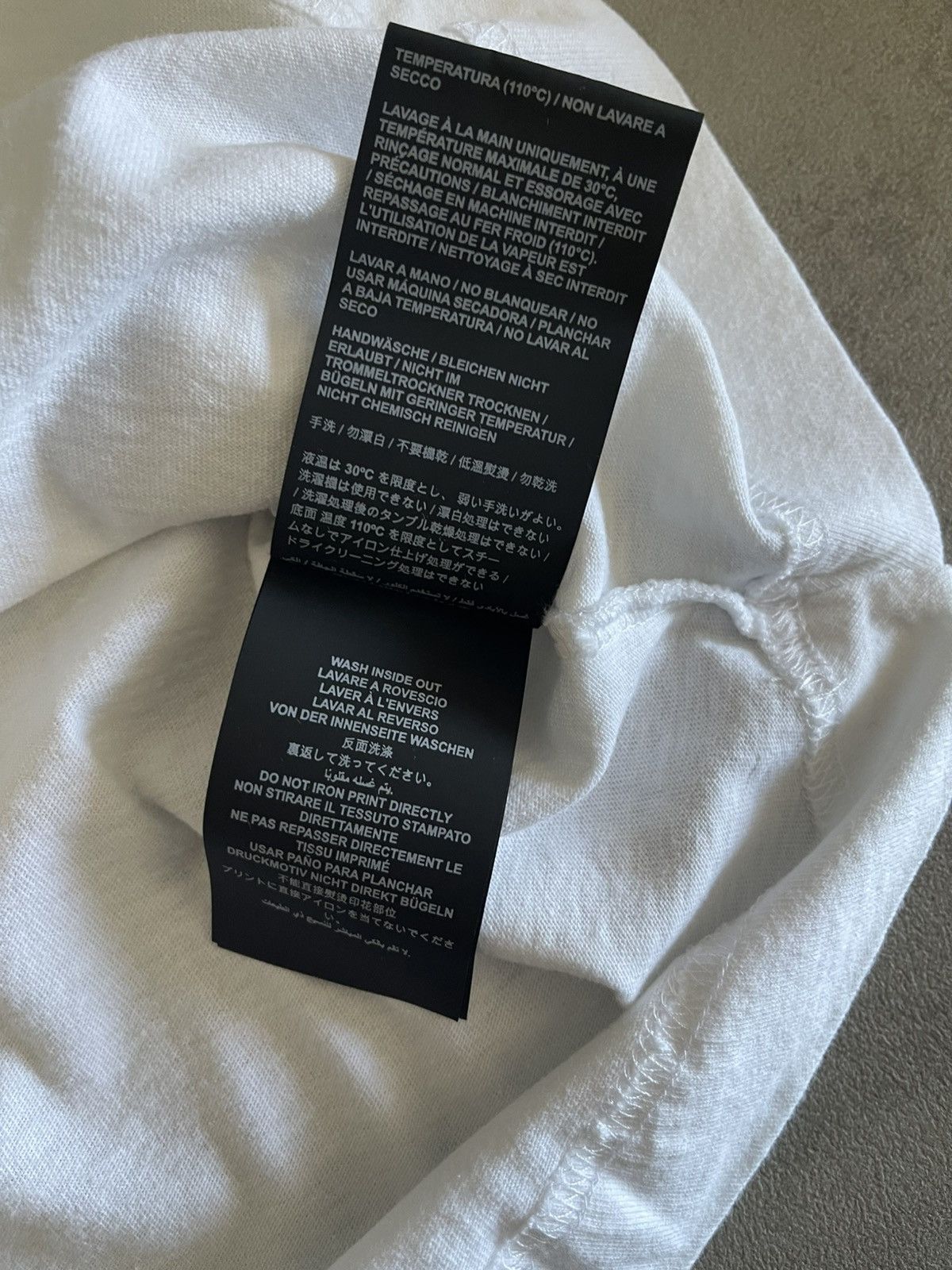 Palm Angels palm angels classic logo over tee White black S Size US S / EU 44-46 / 1 - 13 Thumbnail