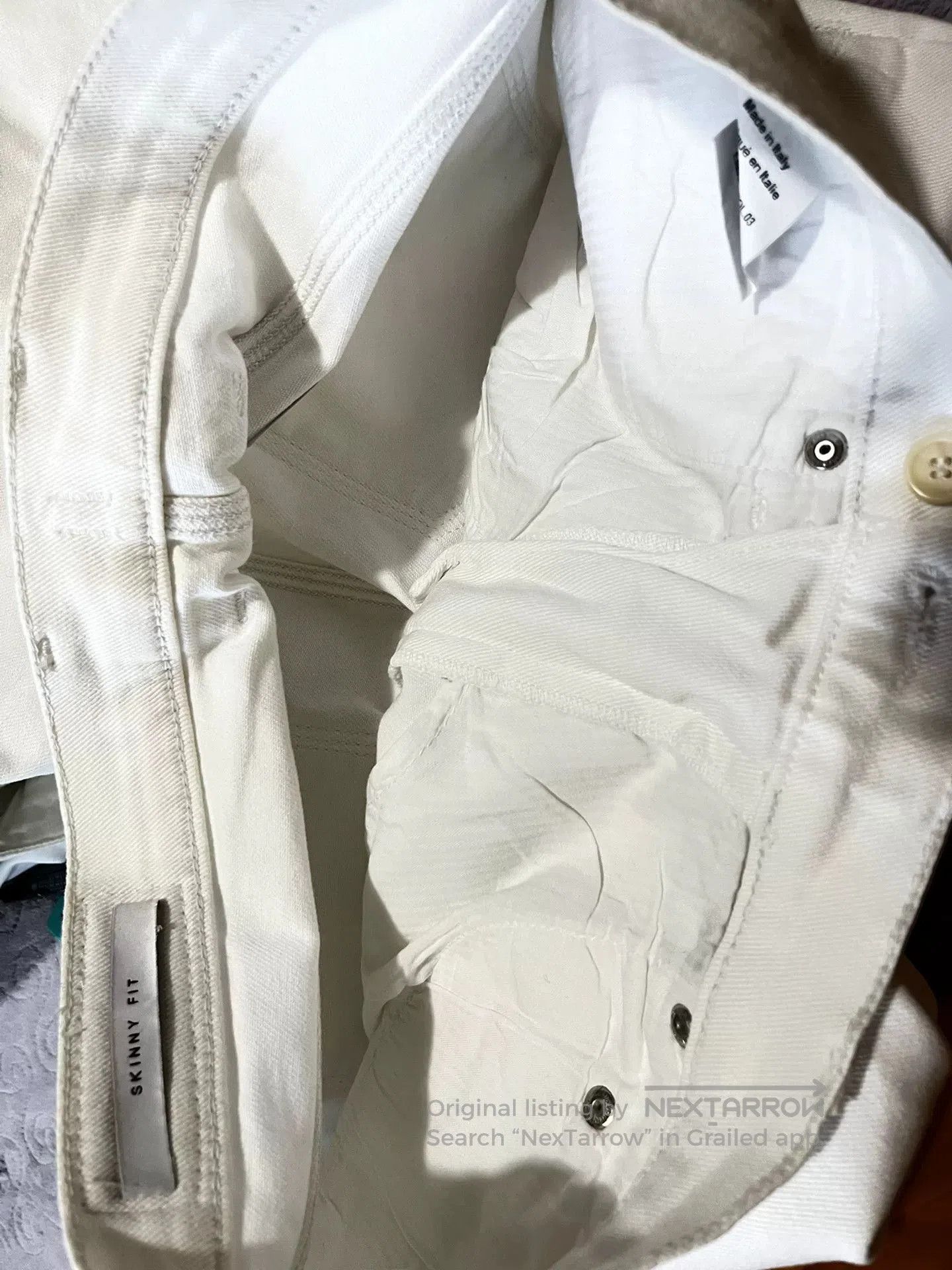 Neil Barrett Neil Barrett Men's White Jeans 31. Size US 31 - 7 Thumbnail