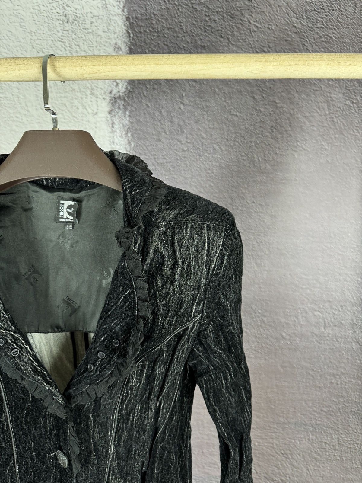 Other Tricot Chic Avant Garde shrunken hi-fashion jacket Italy Size M / US 6-8 / IT 42-44 - 4 Thumbnail