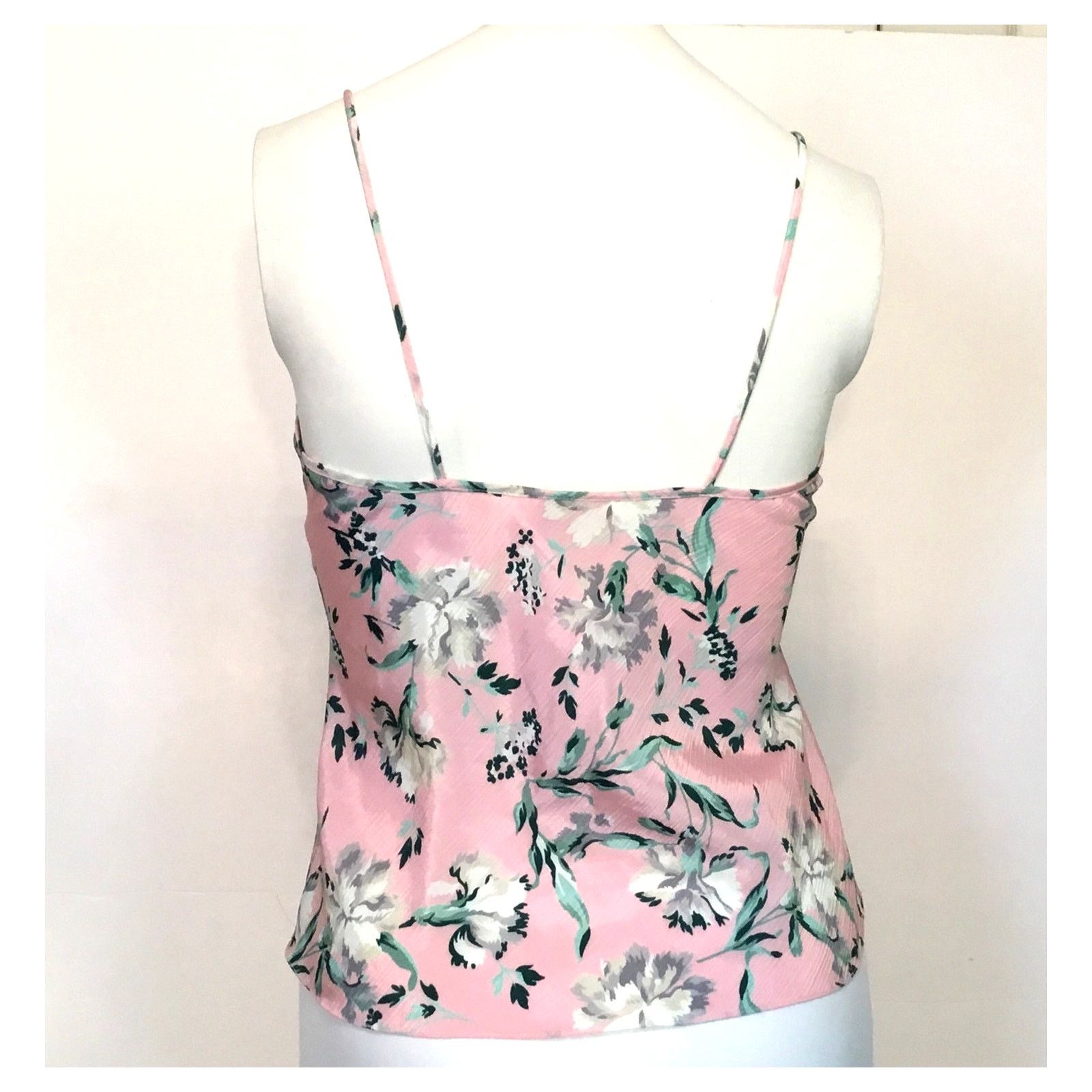 Victoria's Secret Victoria's Secret Camisole Pink Floral Straps Lace Small Size ONE SIZE - 2 Thumbnail