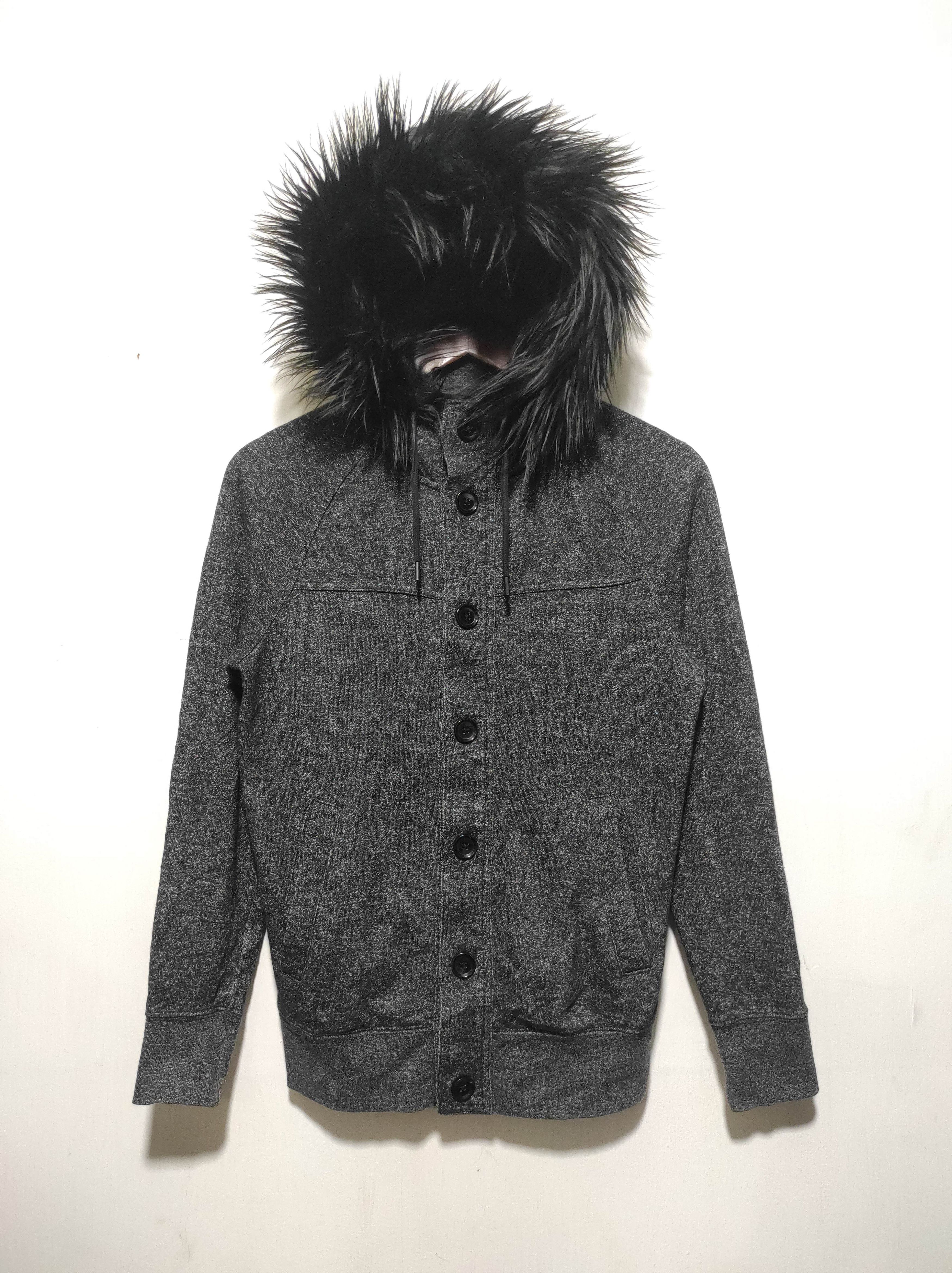 H&M H&M Button Fur Hoodie LGB style Size US XS / EU 42 / 0 - 2 Thumbnail