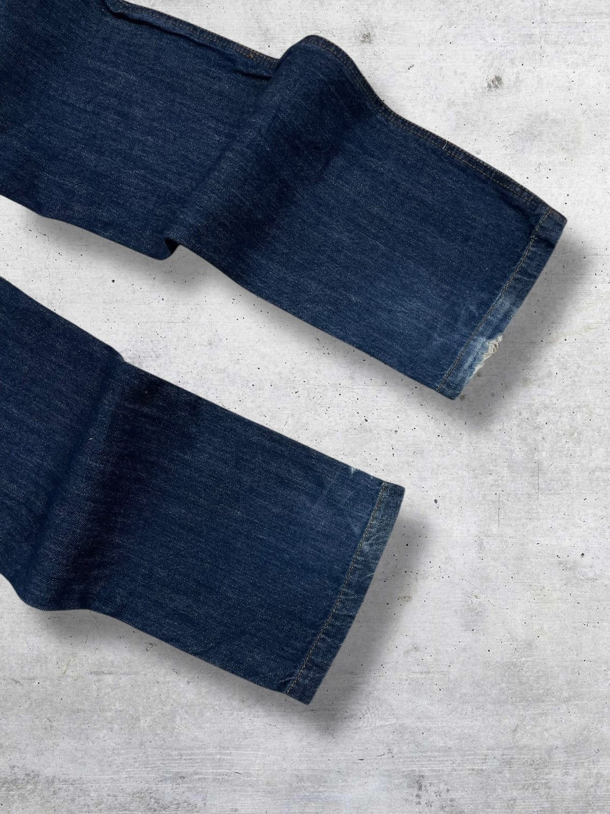 Japanese Brand VINTAGE HANJIRO HARAJUKU JAPAN DESIGNER DOUBLE KNEE DENIM Size US 32 / EU 48 - 12 Thumbnail