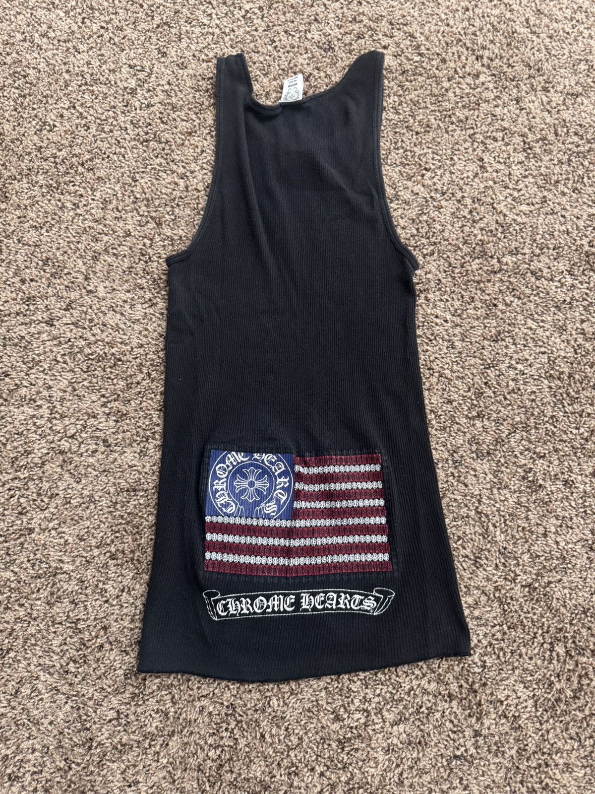 Chrome Hearts American Flag Tank